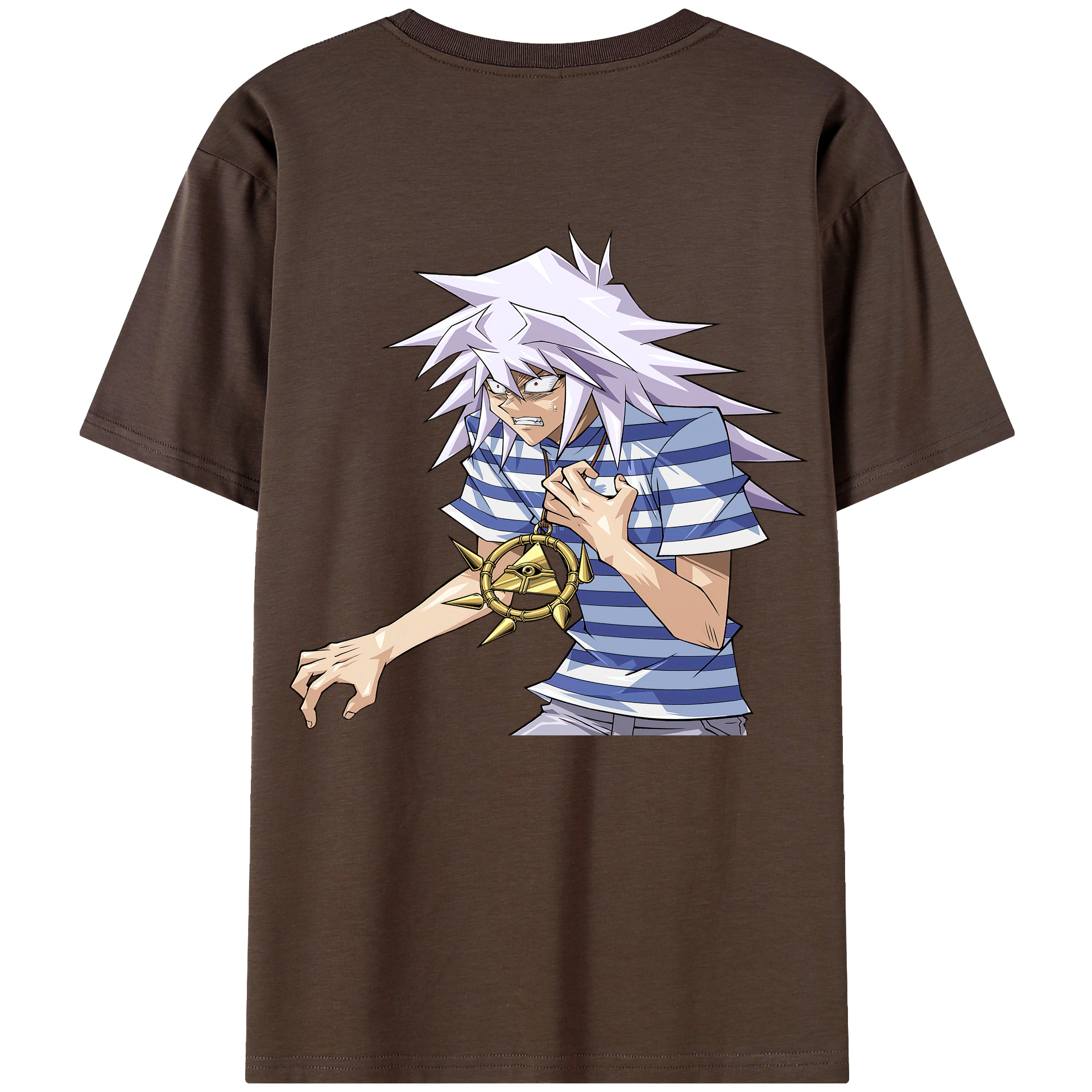 （画像用） 遊☆戯☆王 Yu-Gi-Oh! 綿100％半袖Tシャツ（背面プリント）