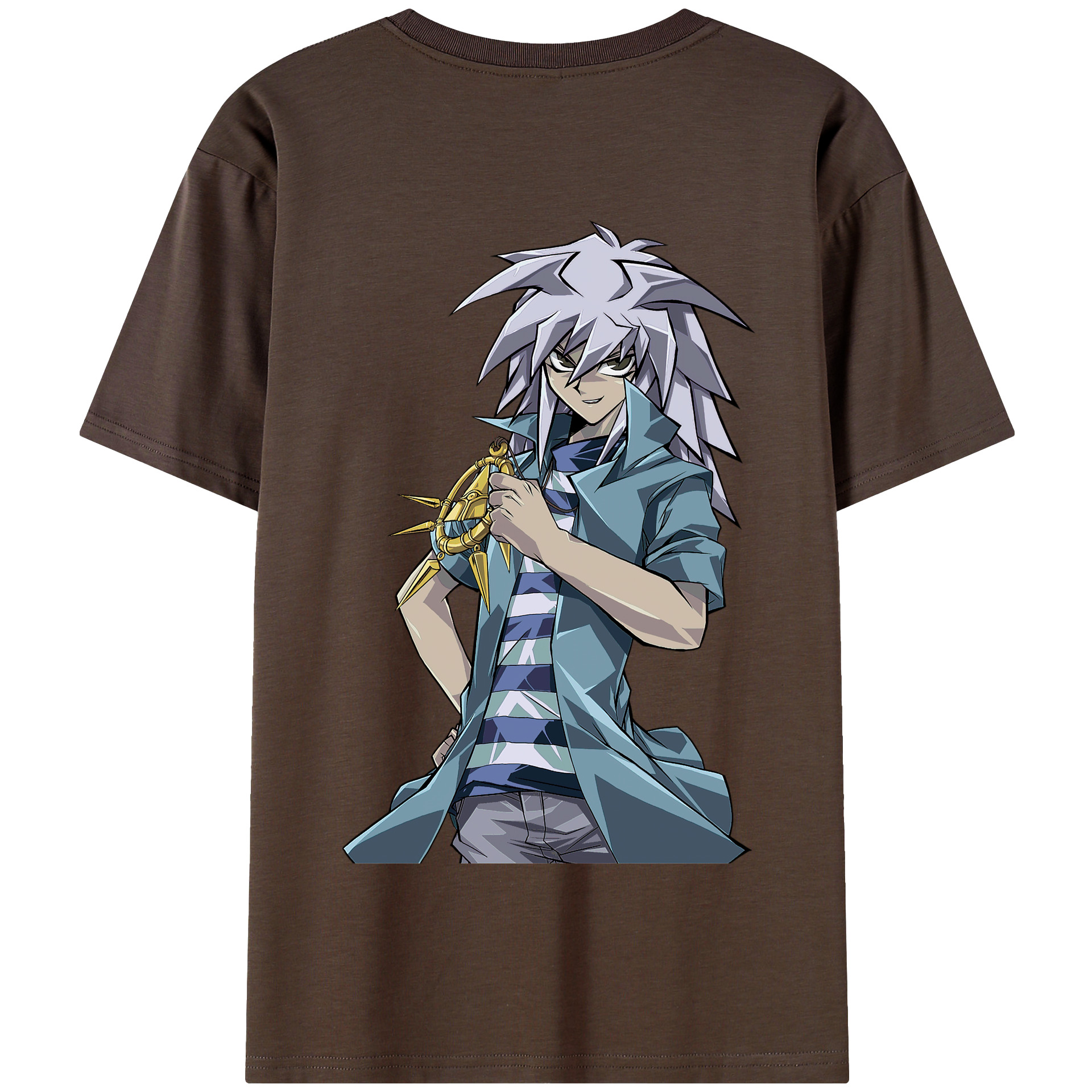 （画像用） 遊☆戯☆王 Yu-Gi-Oh! 綿100％半袖Tシャツ（背面プリント）