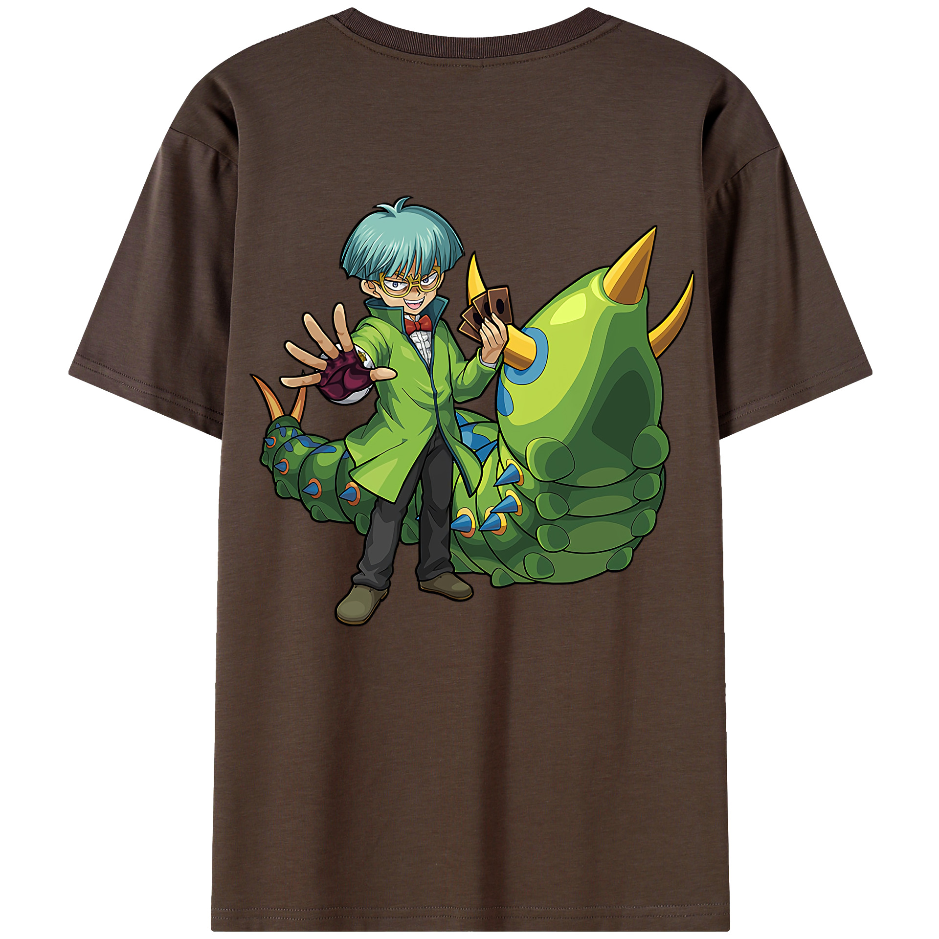 （画像用） 遊☆戯☆王 Yu-Gi-Oh! 綿100％半袖Tシャツ（背面プリント）