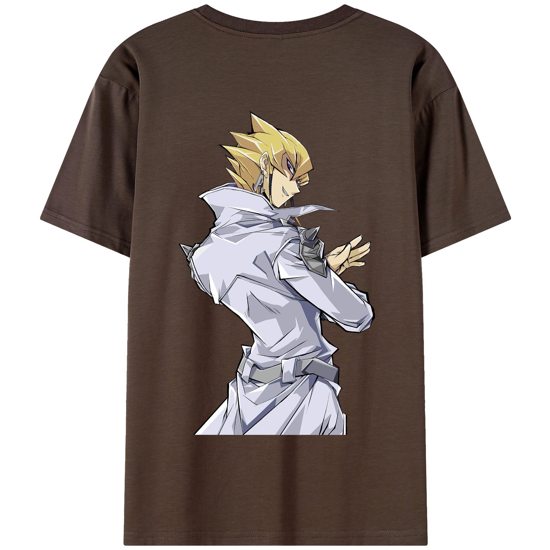 （画像用） 遊☆戯☆王 Yu-Gi-Oh! 綿100％半袖Tシャツ（背面プリント）