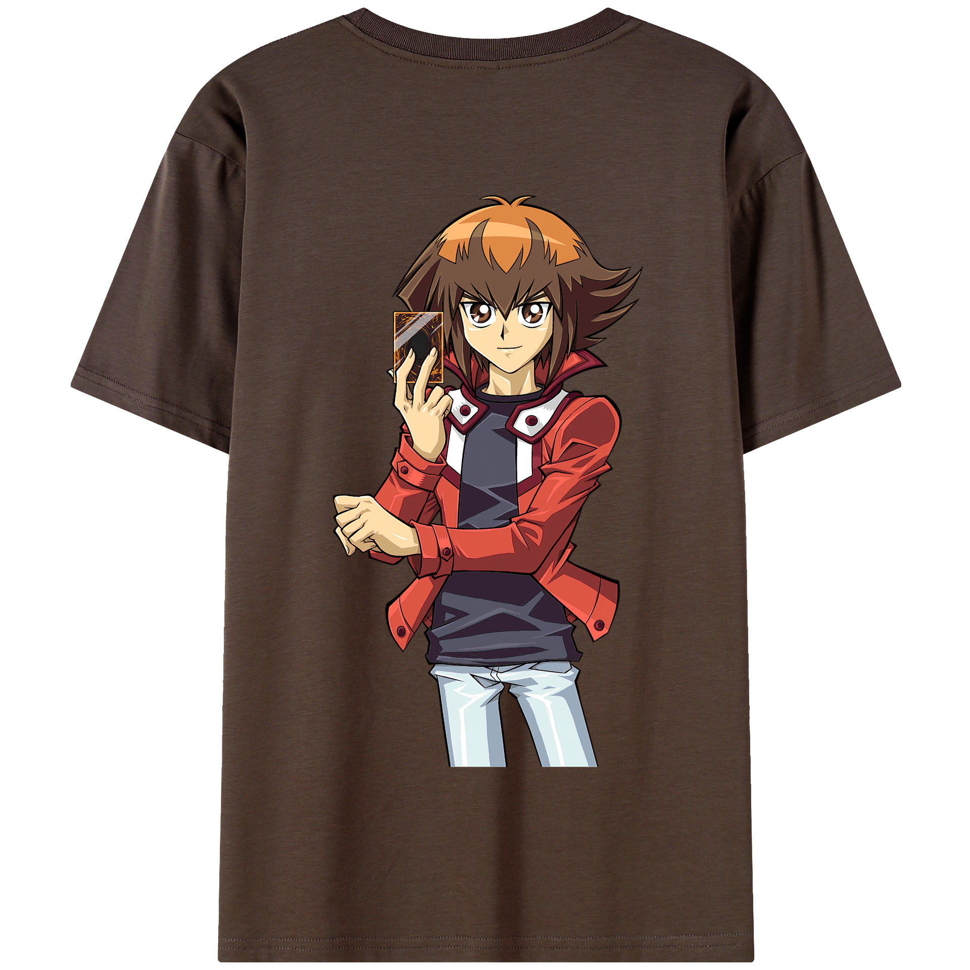 （画像用） 遊☆戯☆王 Yu-Gi-Oh! 綿100％半袖Tシャツ（背面プリント）