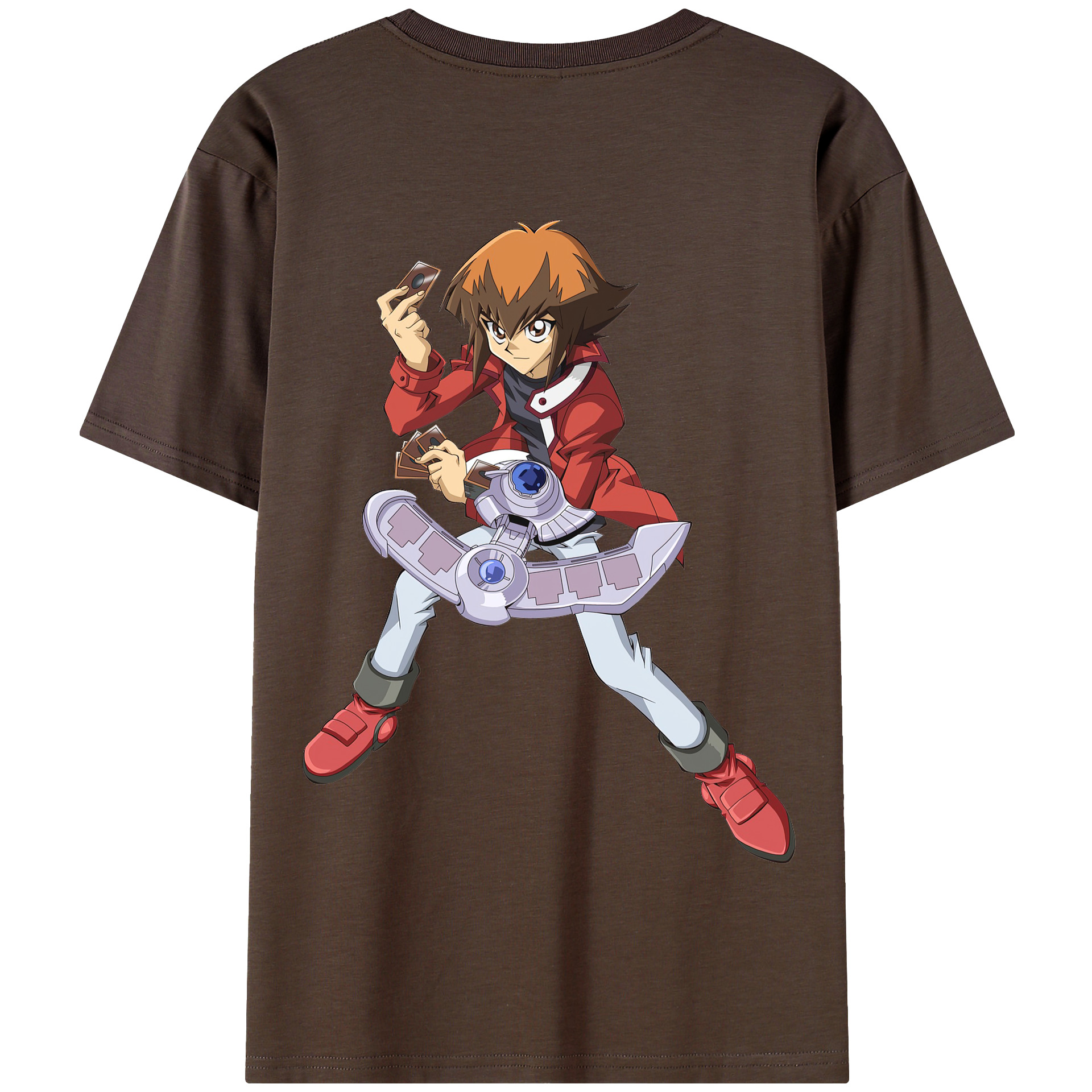 （画像用） 遊☆戯☆王 Yu-Gi-Oh! 綿100％半袖Tシャツ（背面プリント）