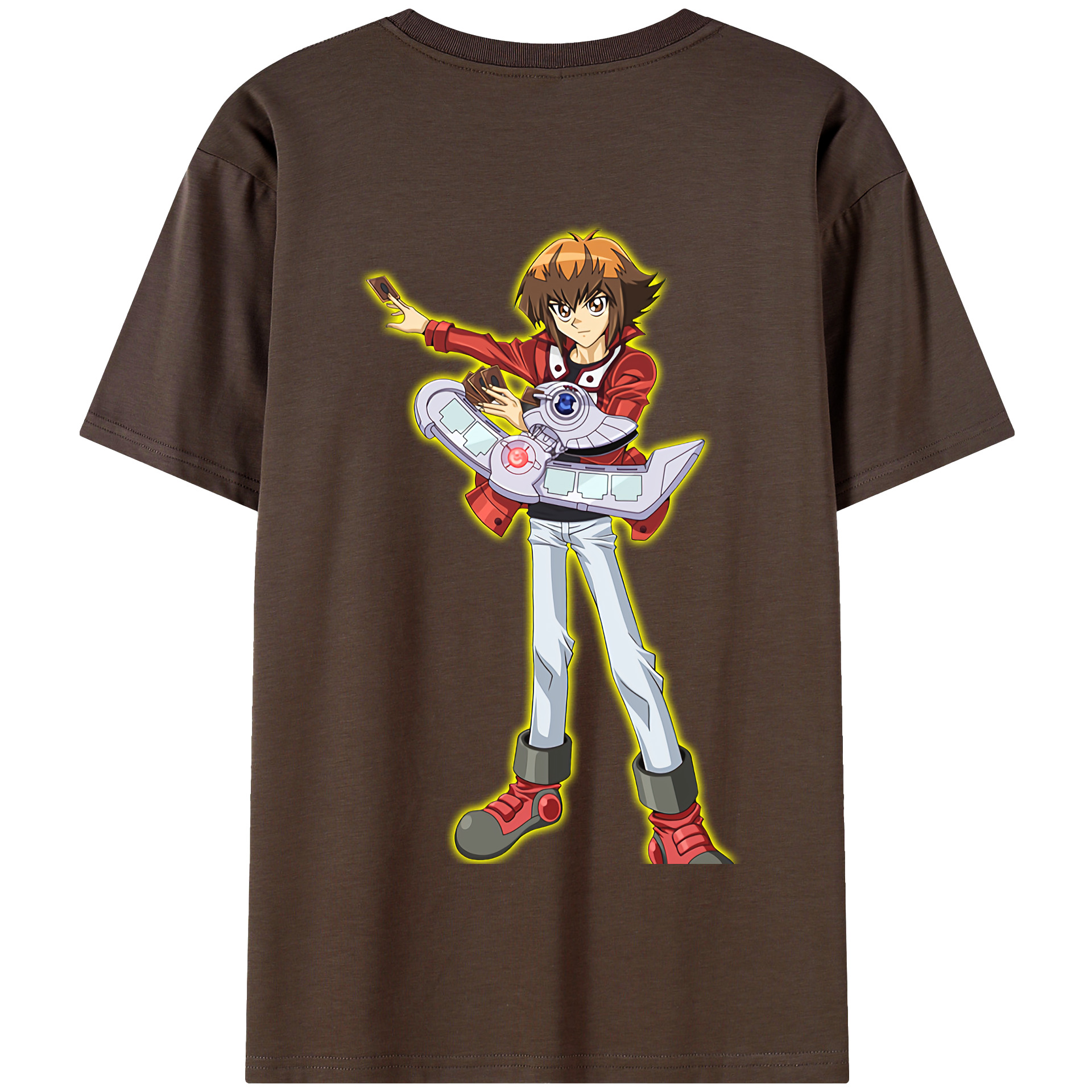 （画像用） 遊☆戯☆王 Yu-Gi-Oh! 綿100％半袖Tシャツ（背面プリント）