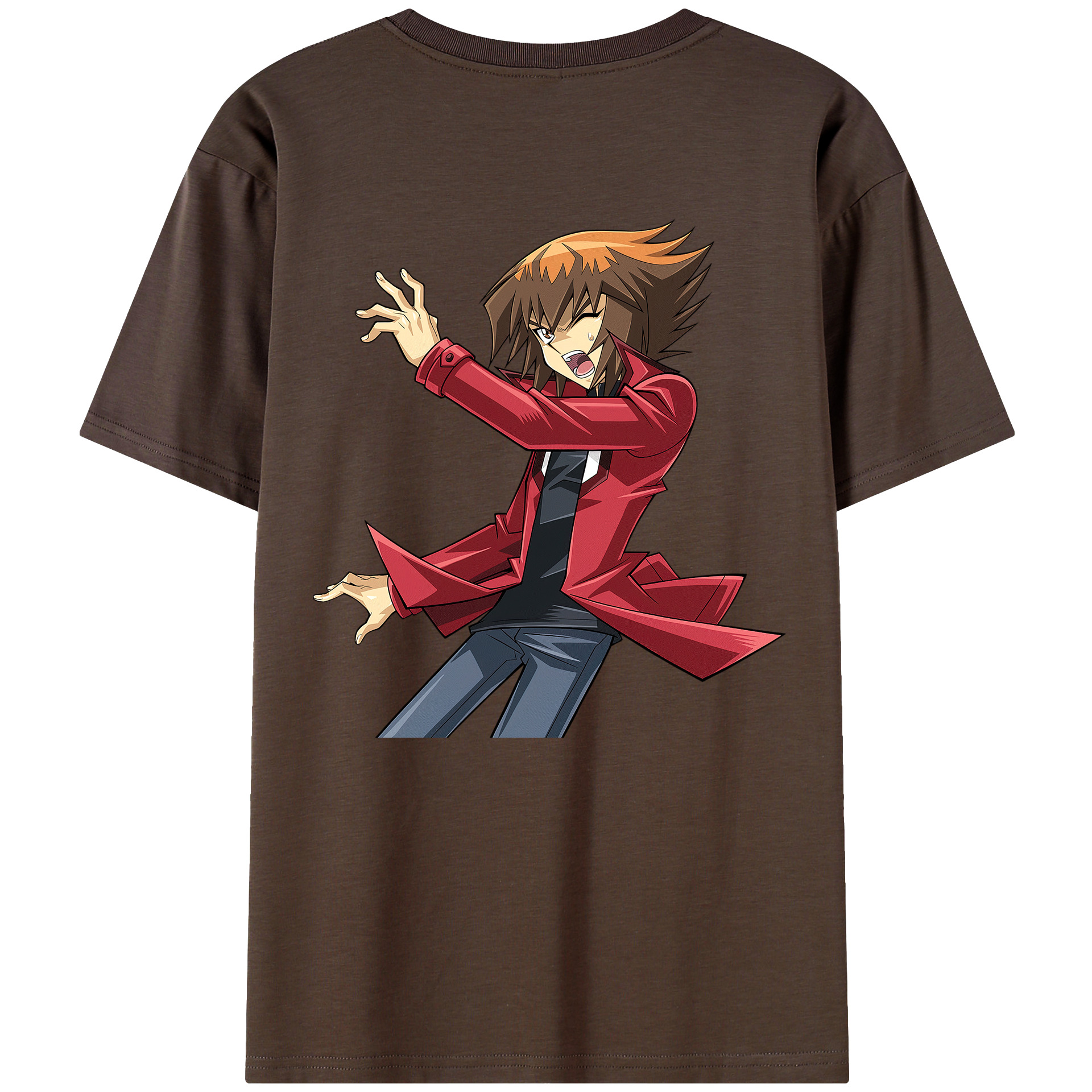 （画像用） 遊☆戯☆王 Yu-Gi-Oh! 綿100％半袖Tシャツ（背面プリント）