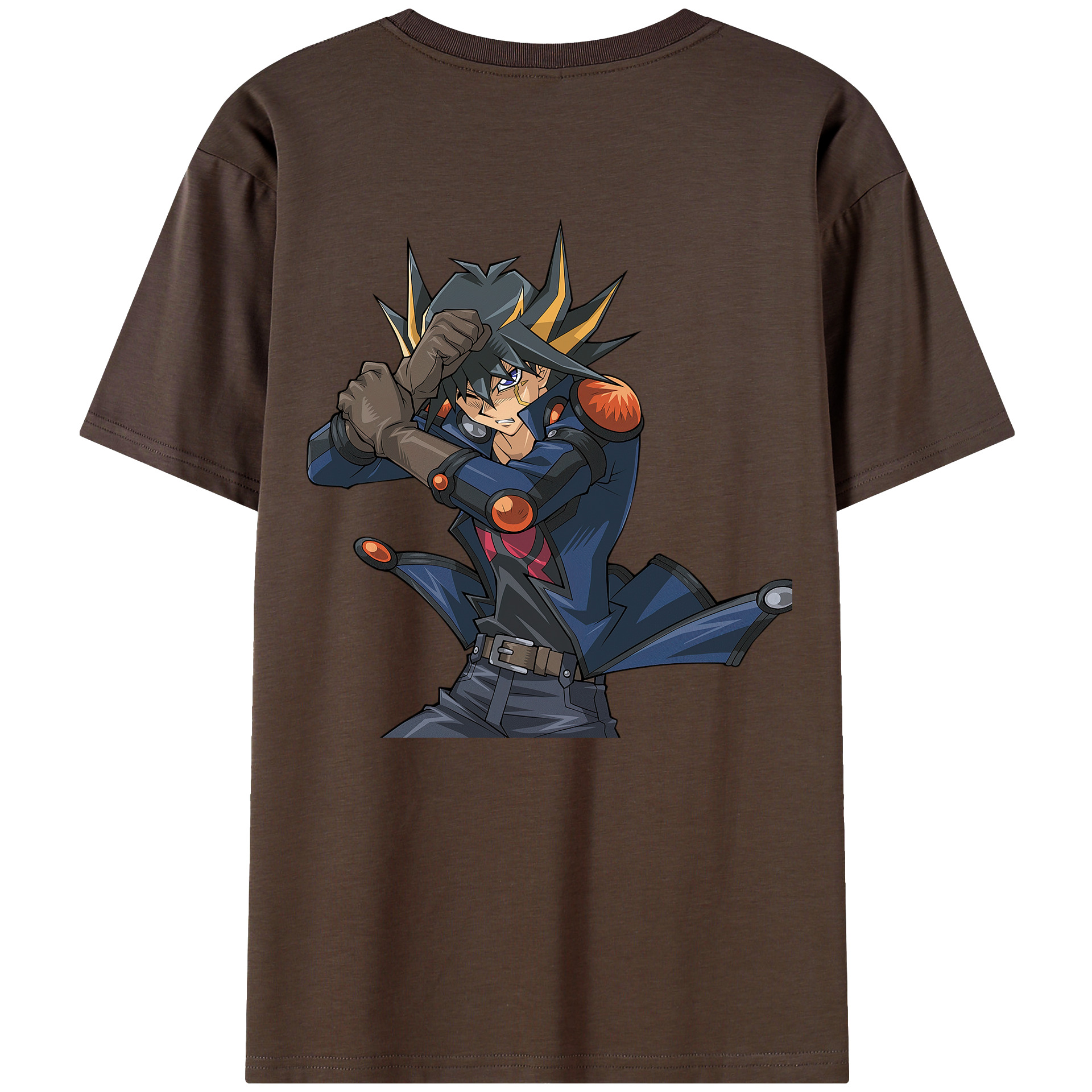 （画像用） 遊☆戯☆王 Yu-Gi-Oh! 綿100％半袖Tシャツ（背面プリント）