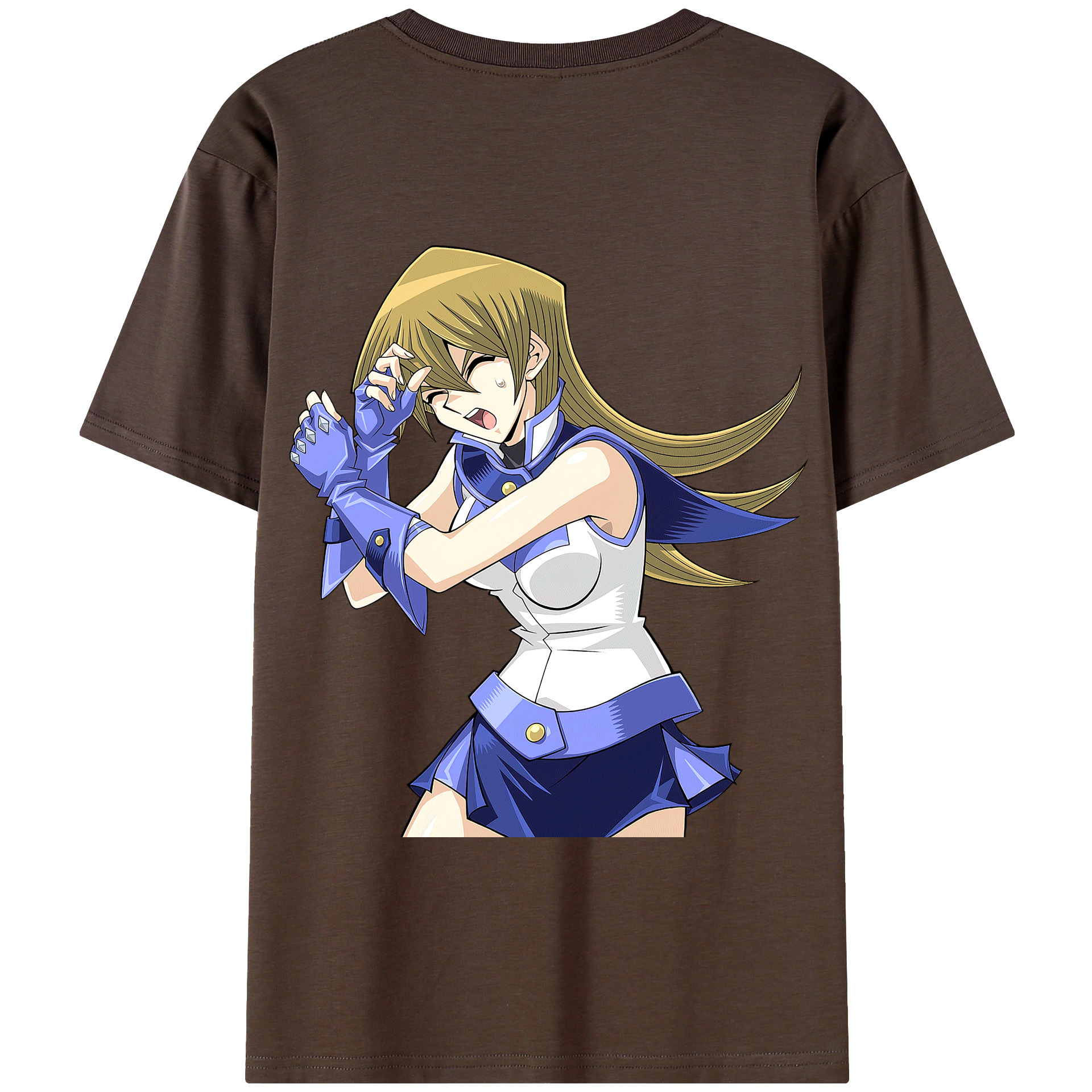 （画像用） 遊☆戯☆王 Yu-Gi-Oh! 綿100％半袖Tシャツ（背面プリント）