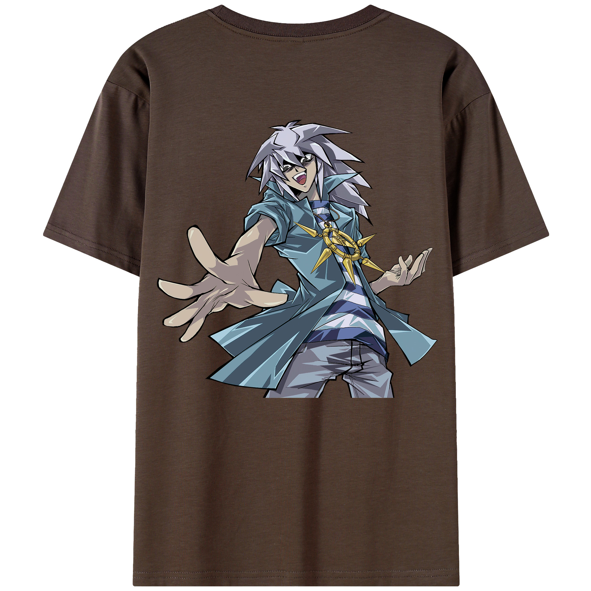 （画像用） 遊☆戯☆王 Yu-Gi-Oh! 綿100％半袖Tシャツ（背面プリント）