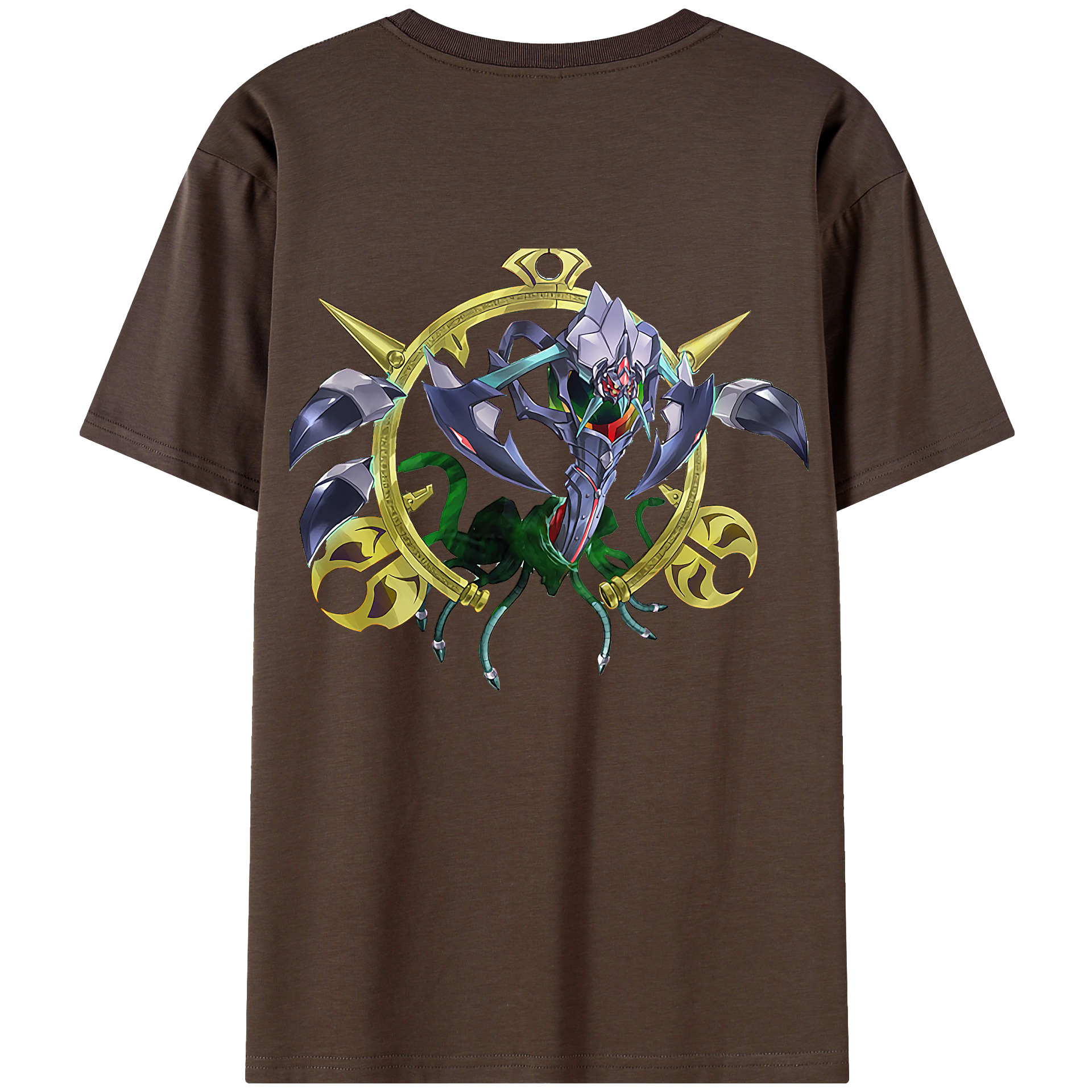 （画像用） 遊☆戯☆王 Yu-Gi-Oh! 綿100％半袖Tシャツ（背面プリント）