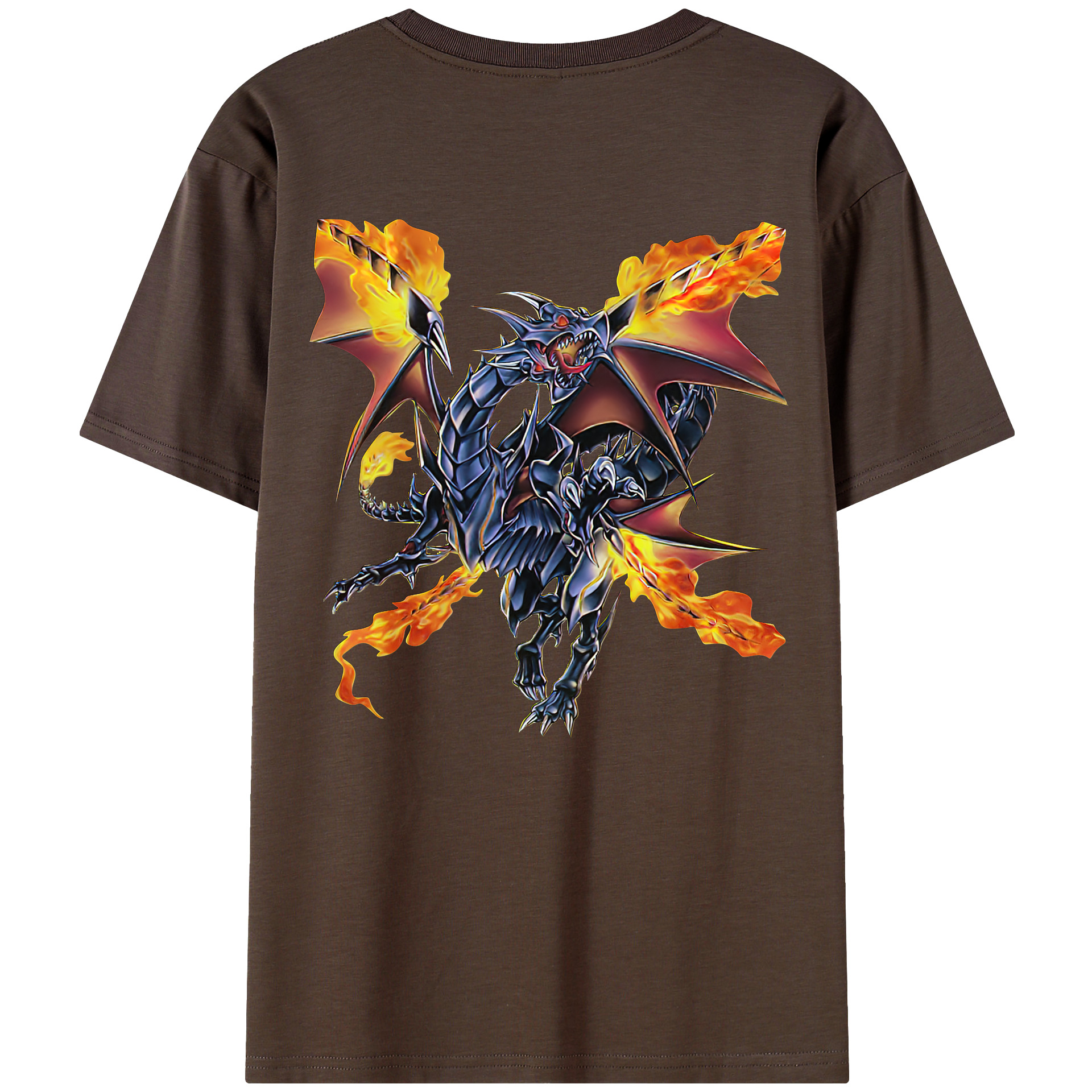 （画像用） 遊☆戯☆王 Yu-Gi-Oh! 綿100％半袖Tシャツ（背面プリント）