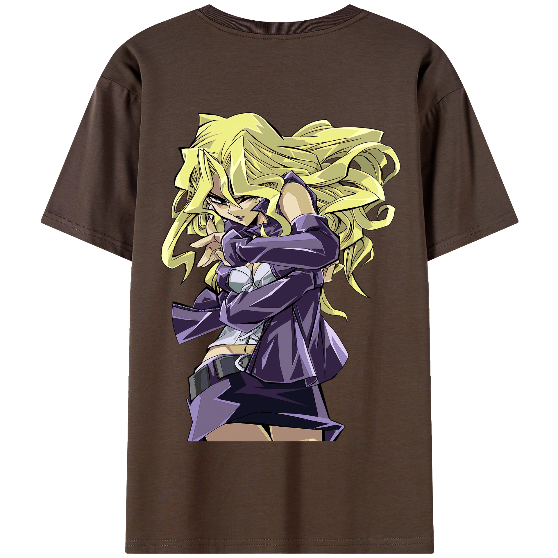 （画像用） 遊☆戯☆王 Yu-Gi-Oh! 綿100％半袖Tシャツ（背面プリント）