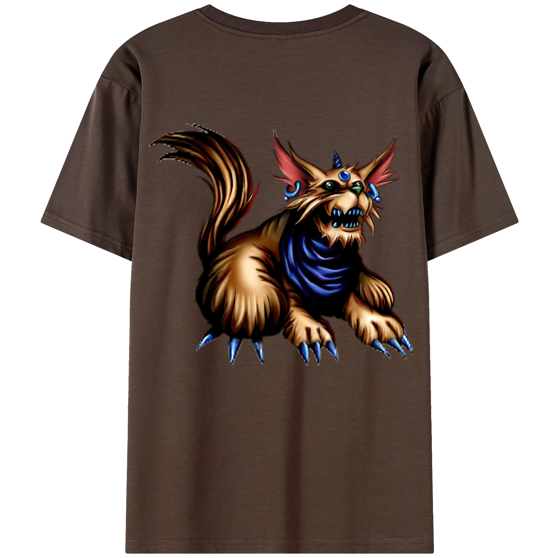 （画像用） 遊☆戯☆王 Yu-Gi-Oh! 綿100％半袖Tシャツ（背面プリント）