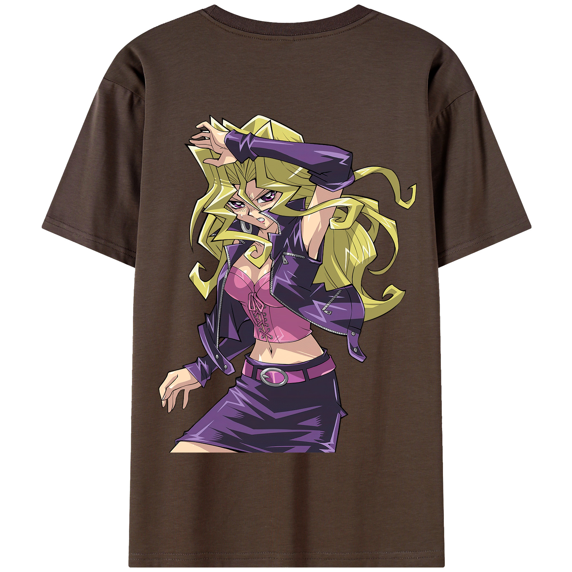 （画像用） 遊☆戯☆王 Yu-Gi-Oh! 綿100％半袖Tシャツ（背面プリント）