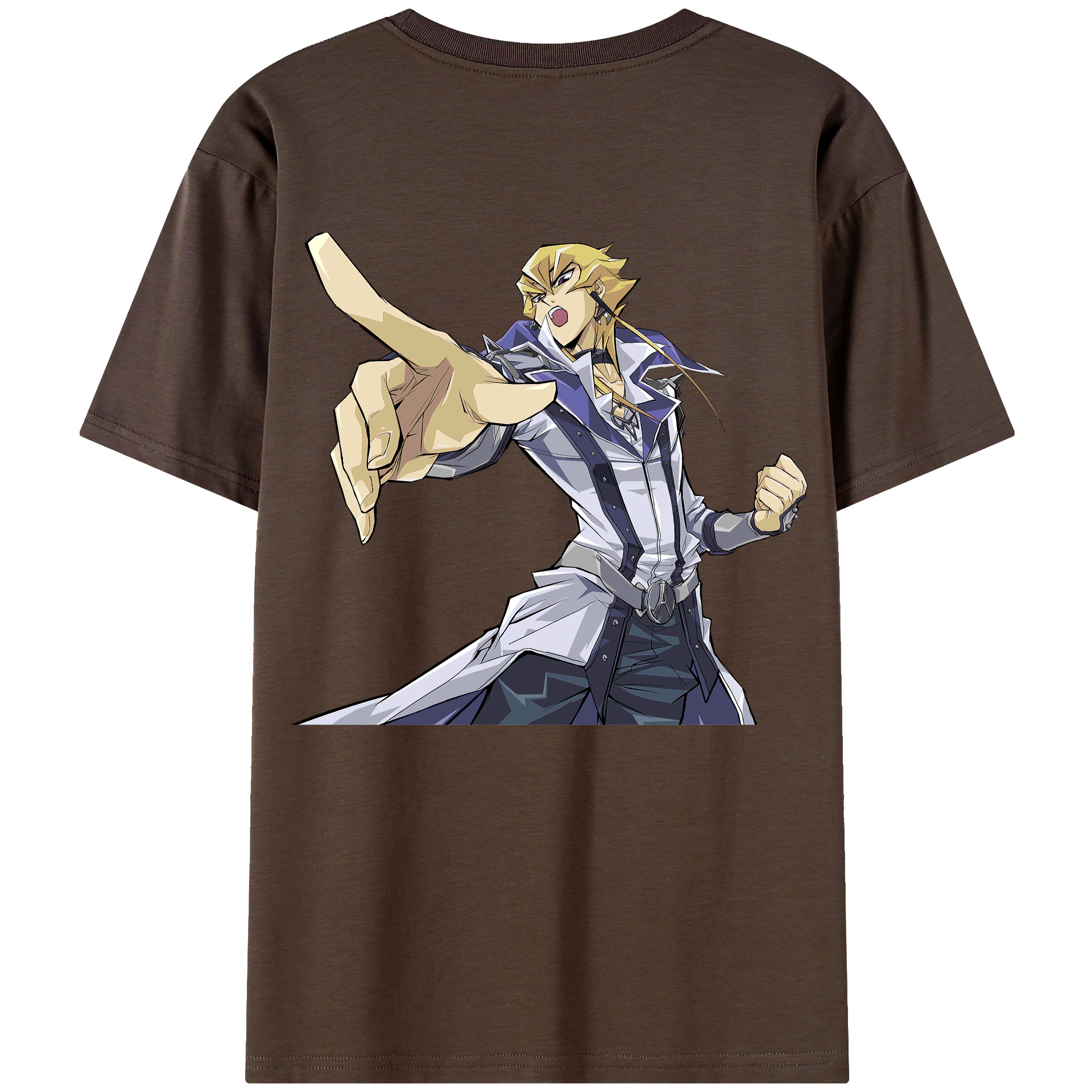 （画像用） 遊☆戯☆王 Yu-Gi-Oh! 綿100％半袖Tシャツ（背面プリント）