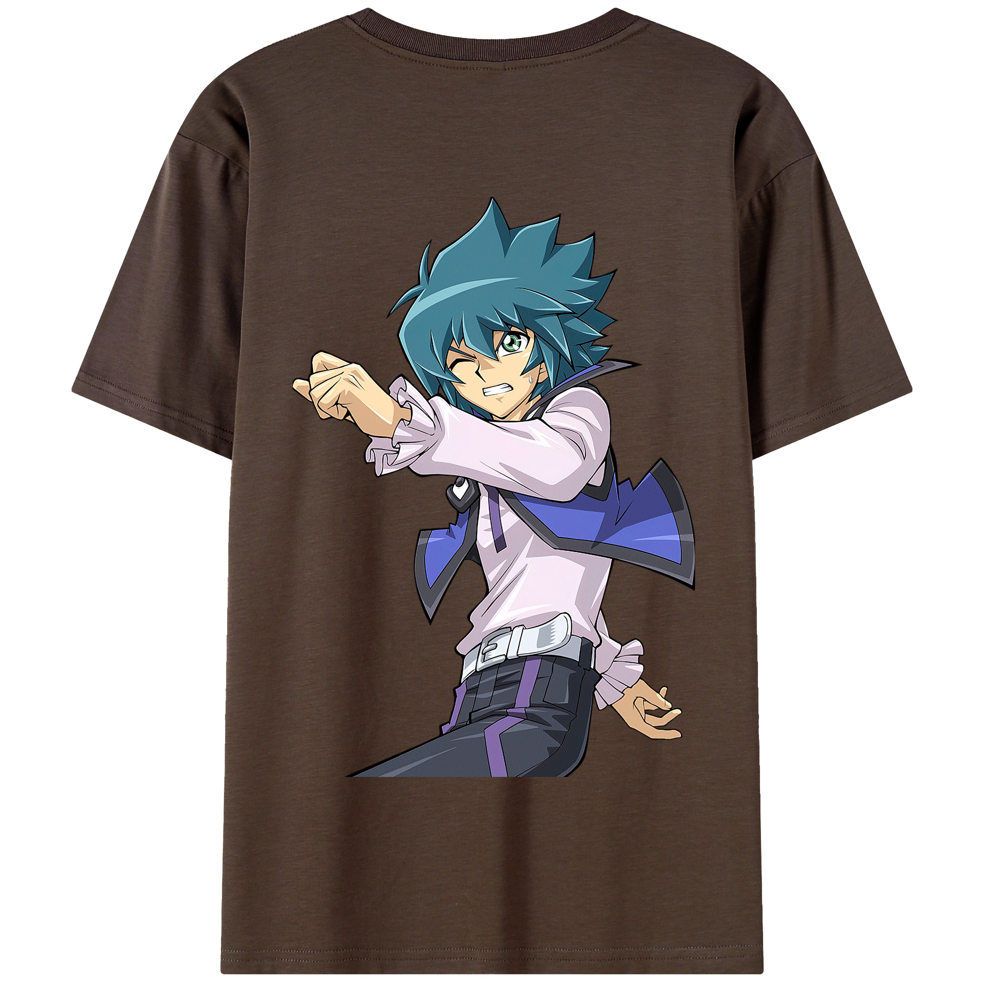 （画像用） 遊☆戯☆王 Yu-Gi-Oh! 綿100％半袖Tシャツ（背面プリント）