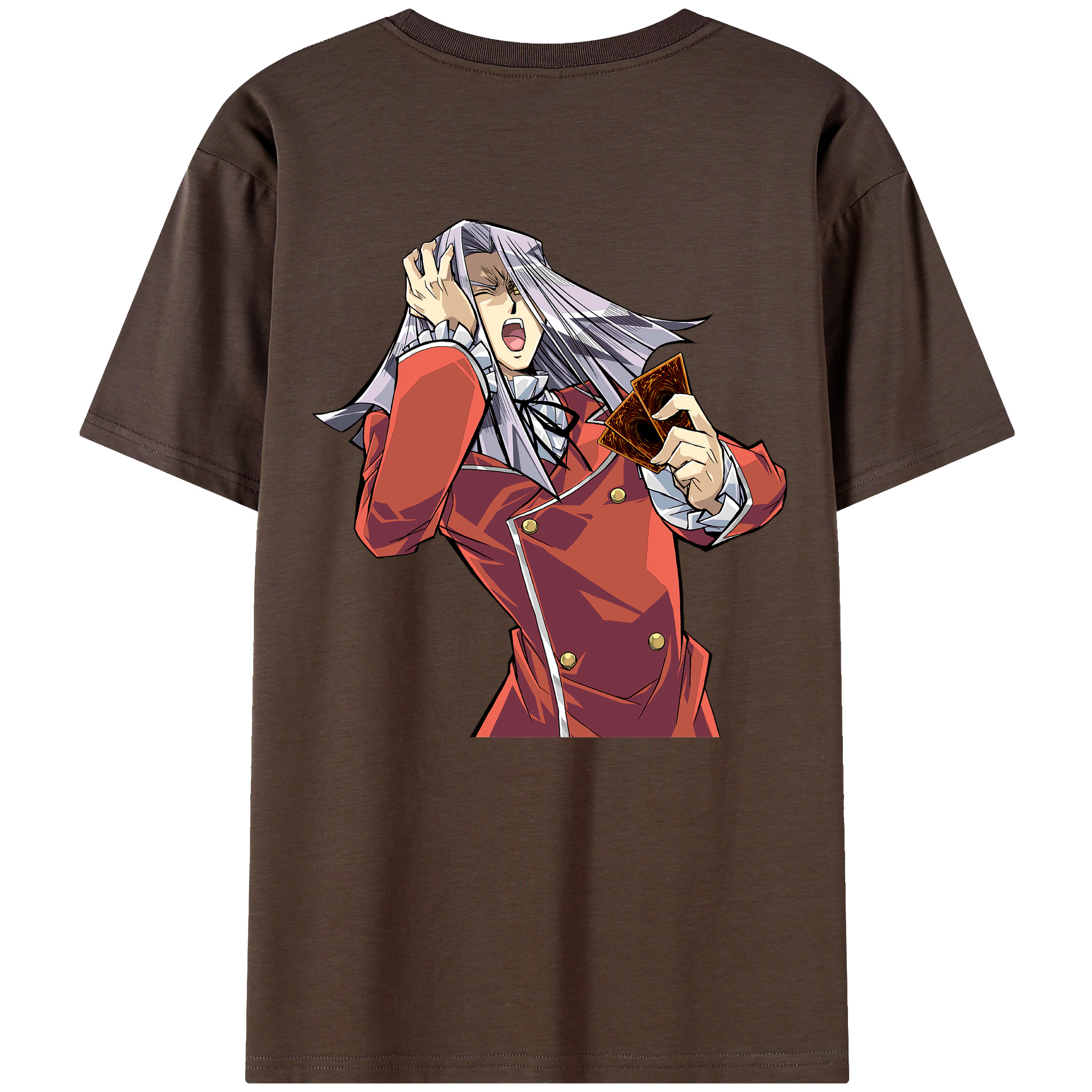 （画像用） 遊☆戯☆王 Yu-Gi-Oh! 綿100％半袖Tシャツ（背面プリント）