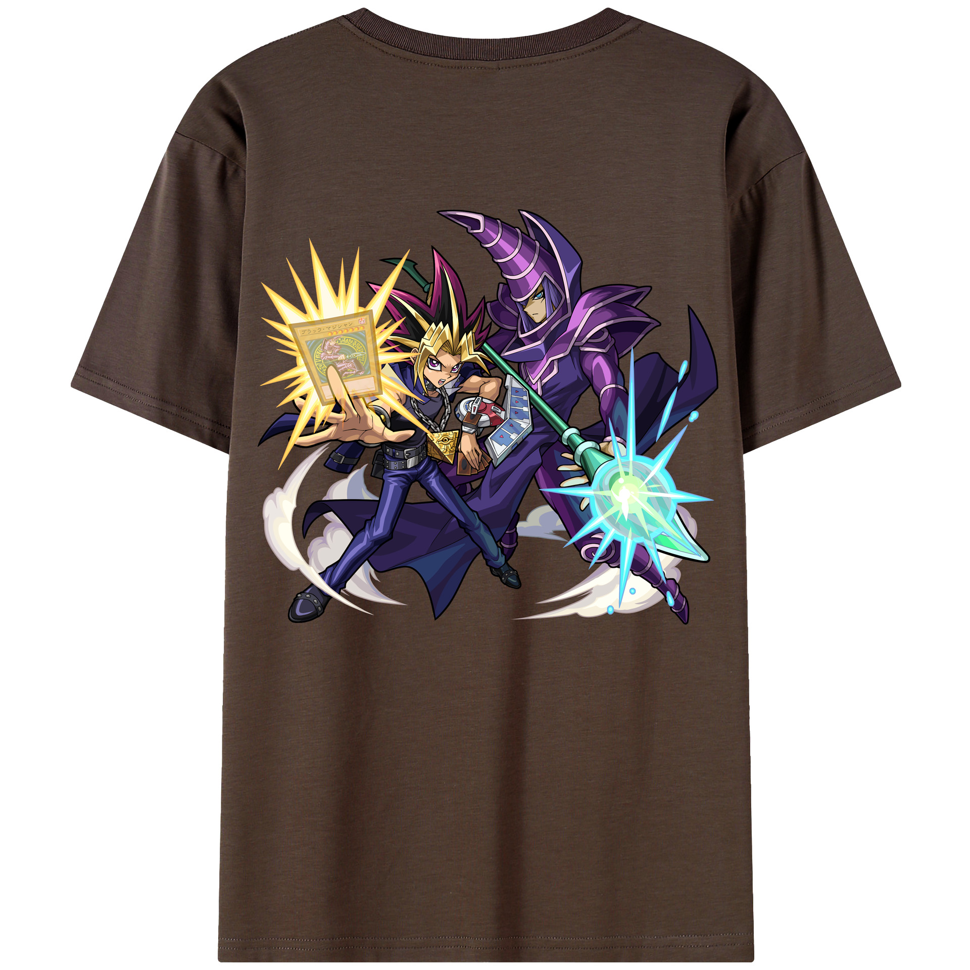 （画像用） 遊☆戯☆王 Yu-Gi-Oh! 綿100％半袖Tシャツ（背面プリント）