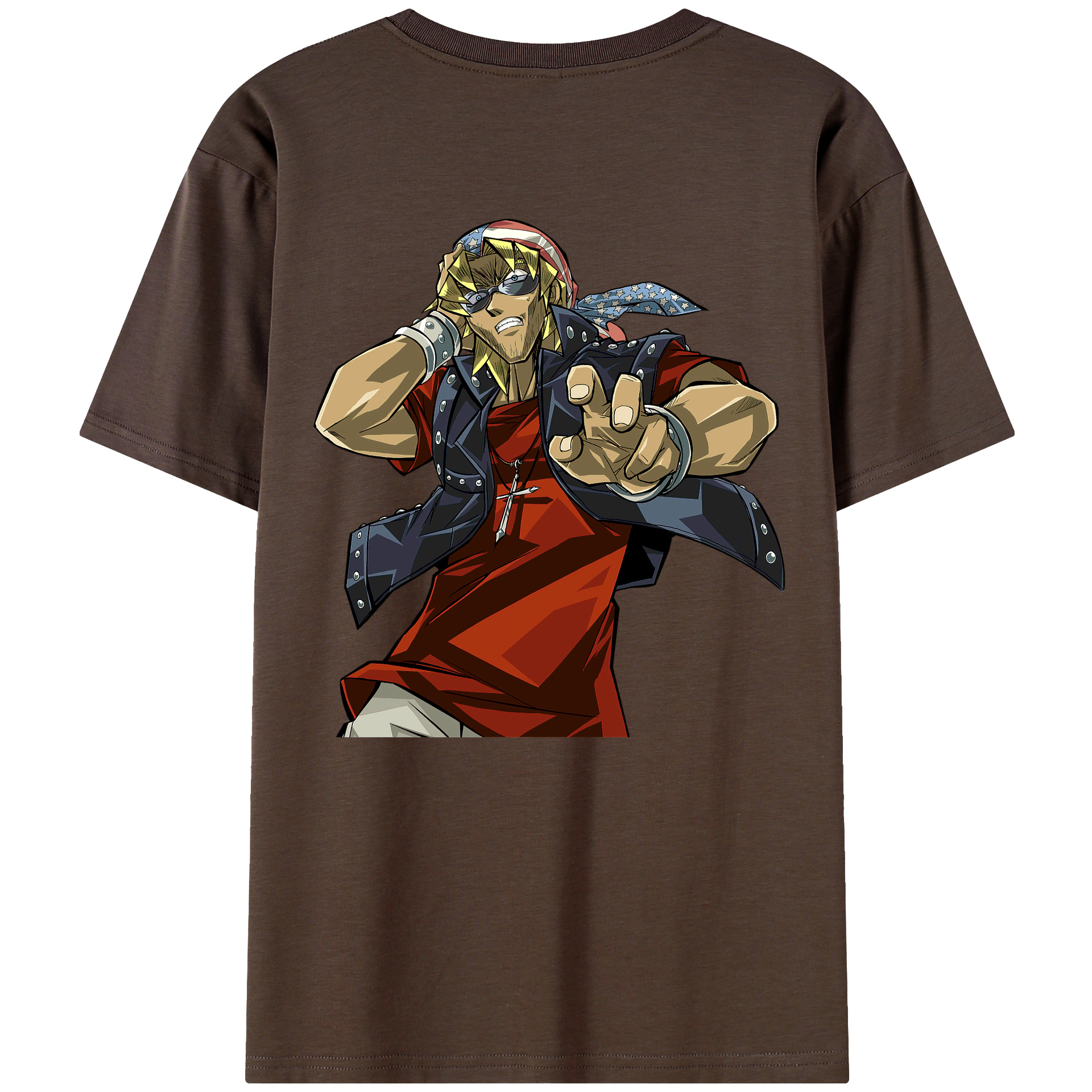 （画像用） 遊☆戯☆王 Yu-Gi-Oh! 綿100％半袖Tシャツ（背面プリント）