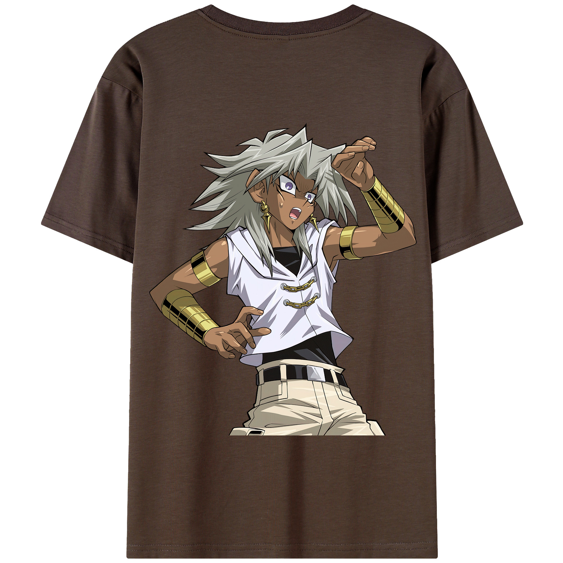 （画像用） 遊☆戯☆王 Yu-Gi-Oh! 綿100％半袖Tシャツ（背面プリント）