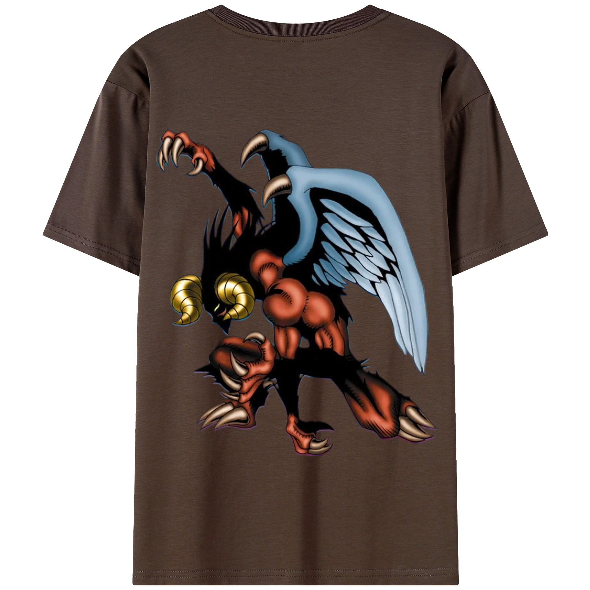 （画像用） 遊☆戯☆王 Yu-Gi-Oh! 綿100％半袖Tシャツ（背面プリント）