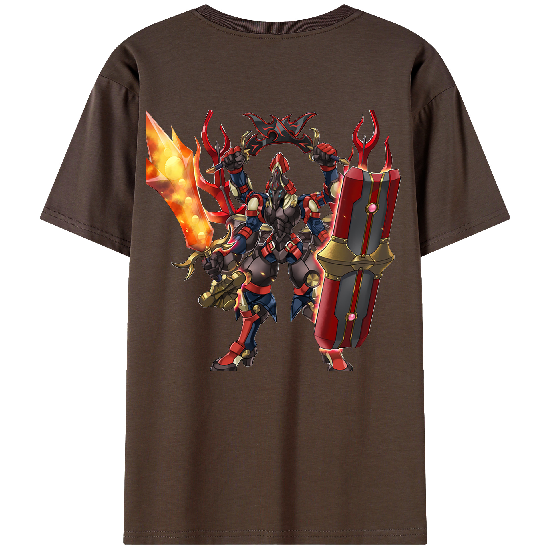 （画像用） 遊☆戯☆王 Yu-Gi-Oh! 綿100％半袖Tシャツ（背面プリント）