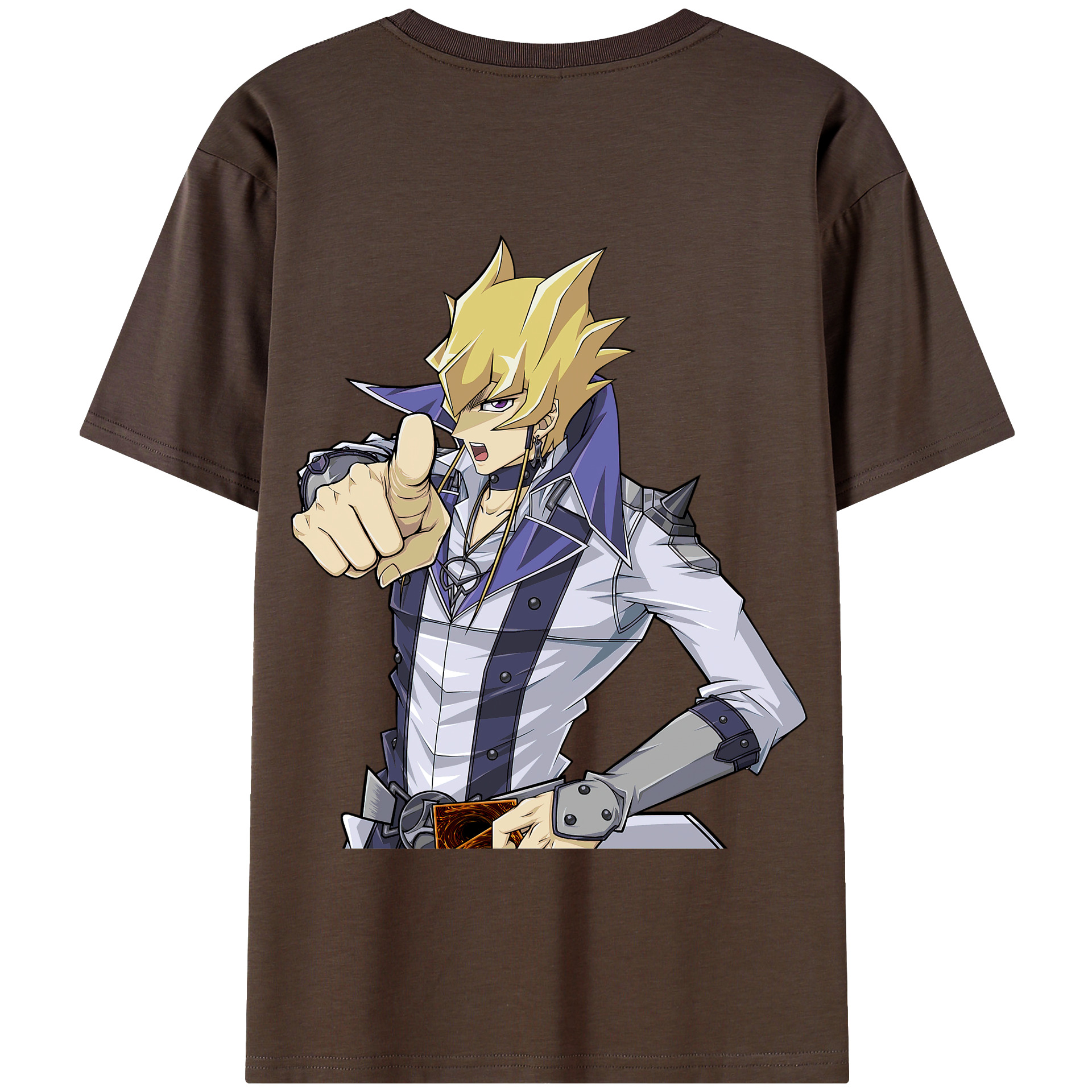 （画像用） 遊☆戯☆王 Yu-Gi-Oh! 綿100％半袖Tシャツ（背面プリント）