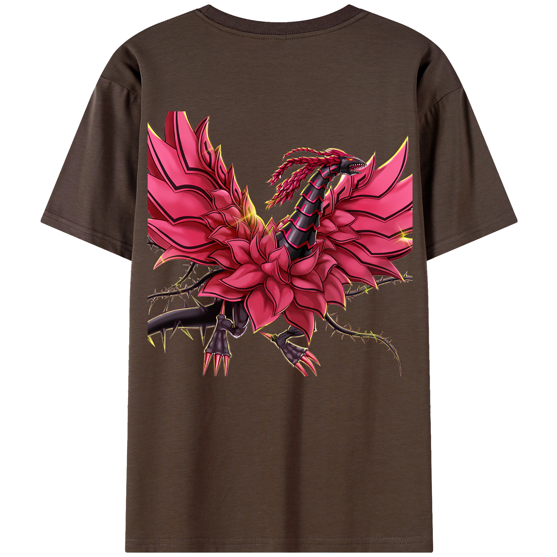 （画像用） 遊☆戯☆王 Yu-Gi-Oh! 綿100％半袖Tシャツ（背面プリント）
