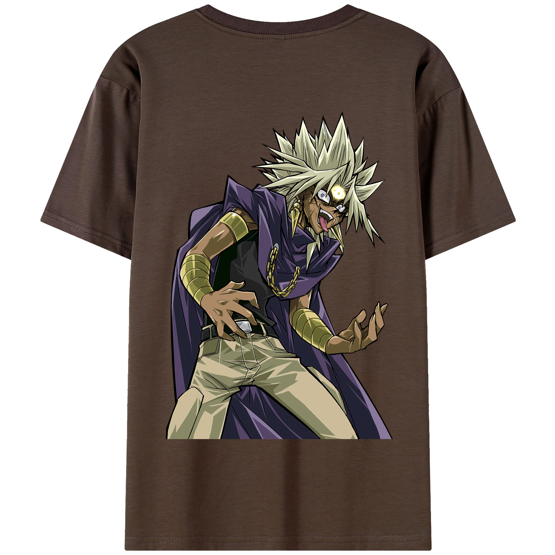 （画像用） 遊☆戯☆王 Yu-Gi-Oh! 綿100％半袖Tシャツ（背面プリント）