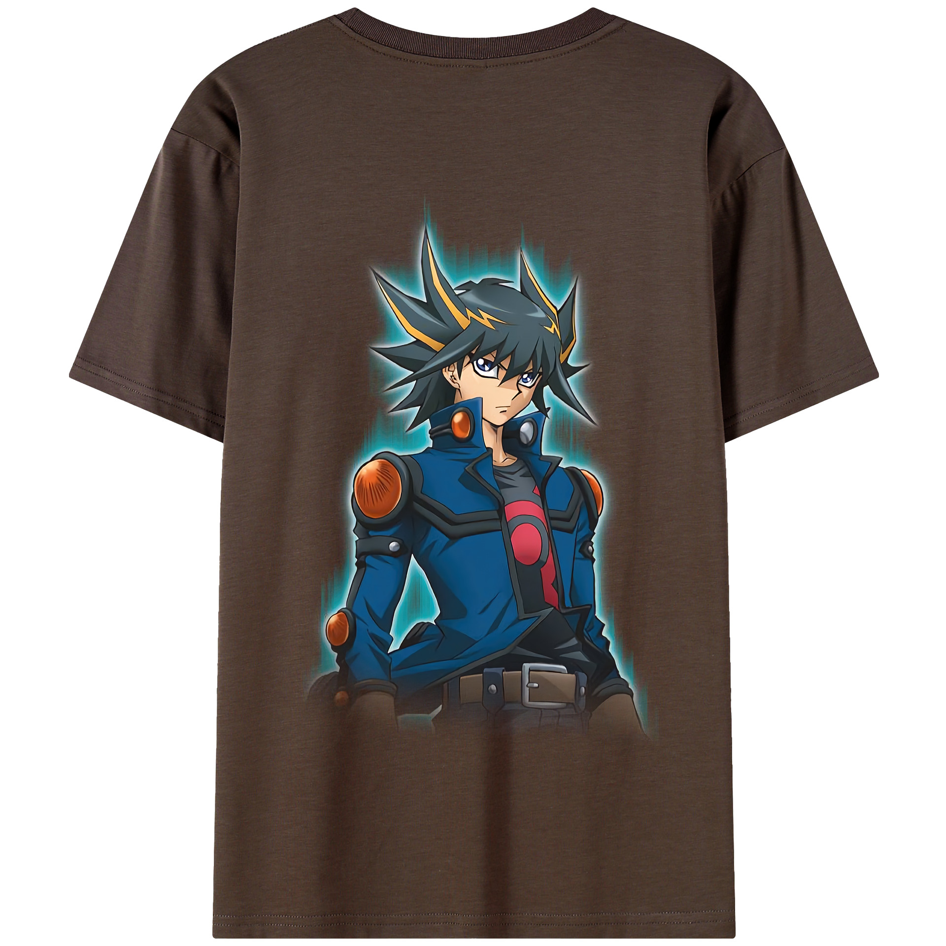 （画像用） 遊☆戯☆王 Yu-Gi-Oh! 綿100％半袖Tシャツ（背面プリント）