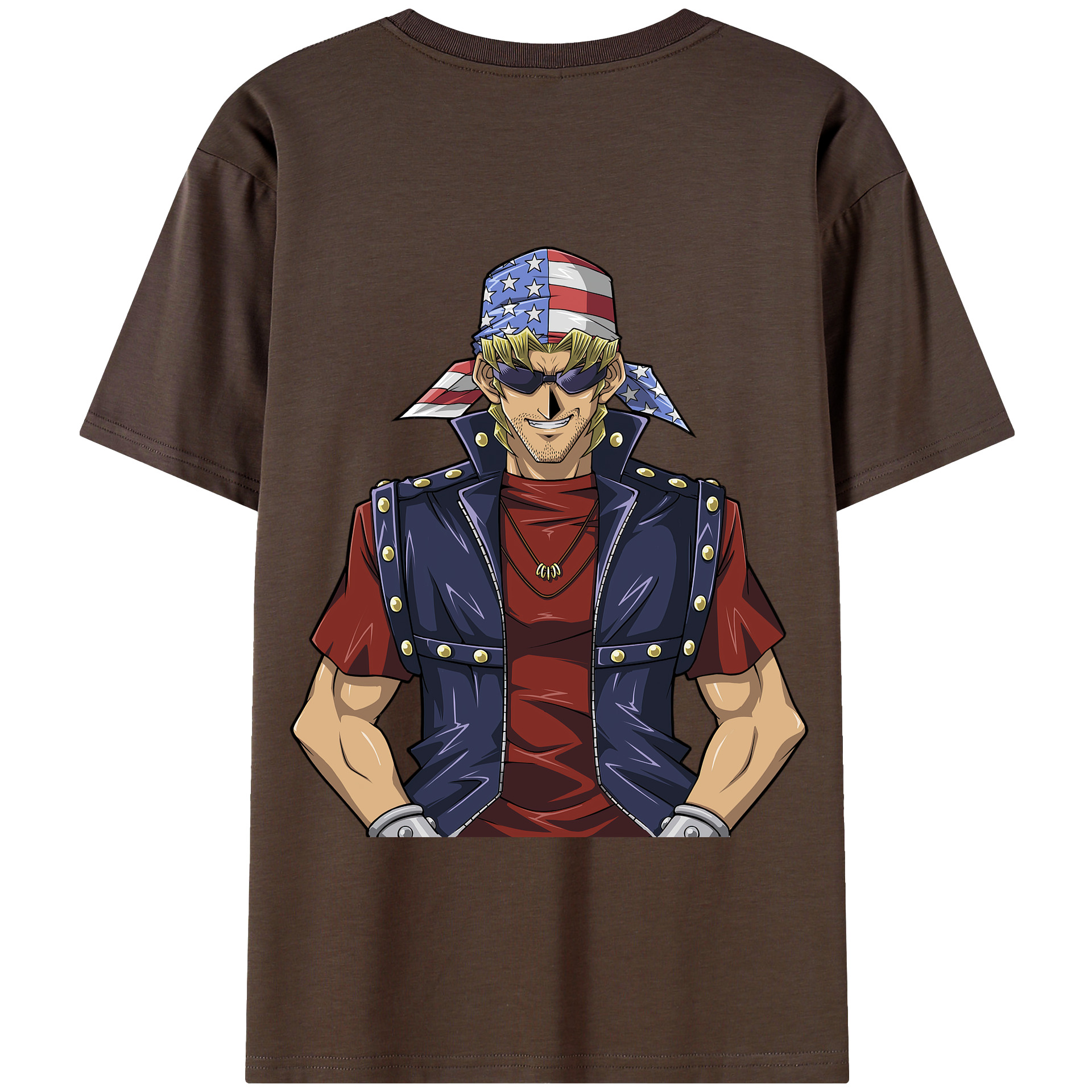 （画像用） 遊☆戯☆王 Yu-Gi-Oh! 綿100％半袖Tシャツ（背面プリント）