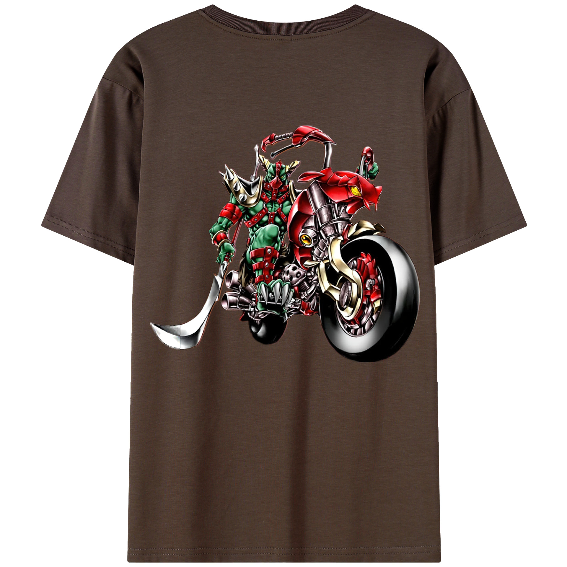 （画像用） 遊☆戯☆王 Yu-Gi-Oh! 綿100％半袖Tシャツ（背面プリント）