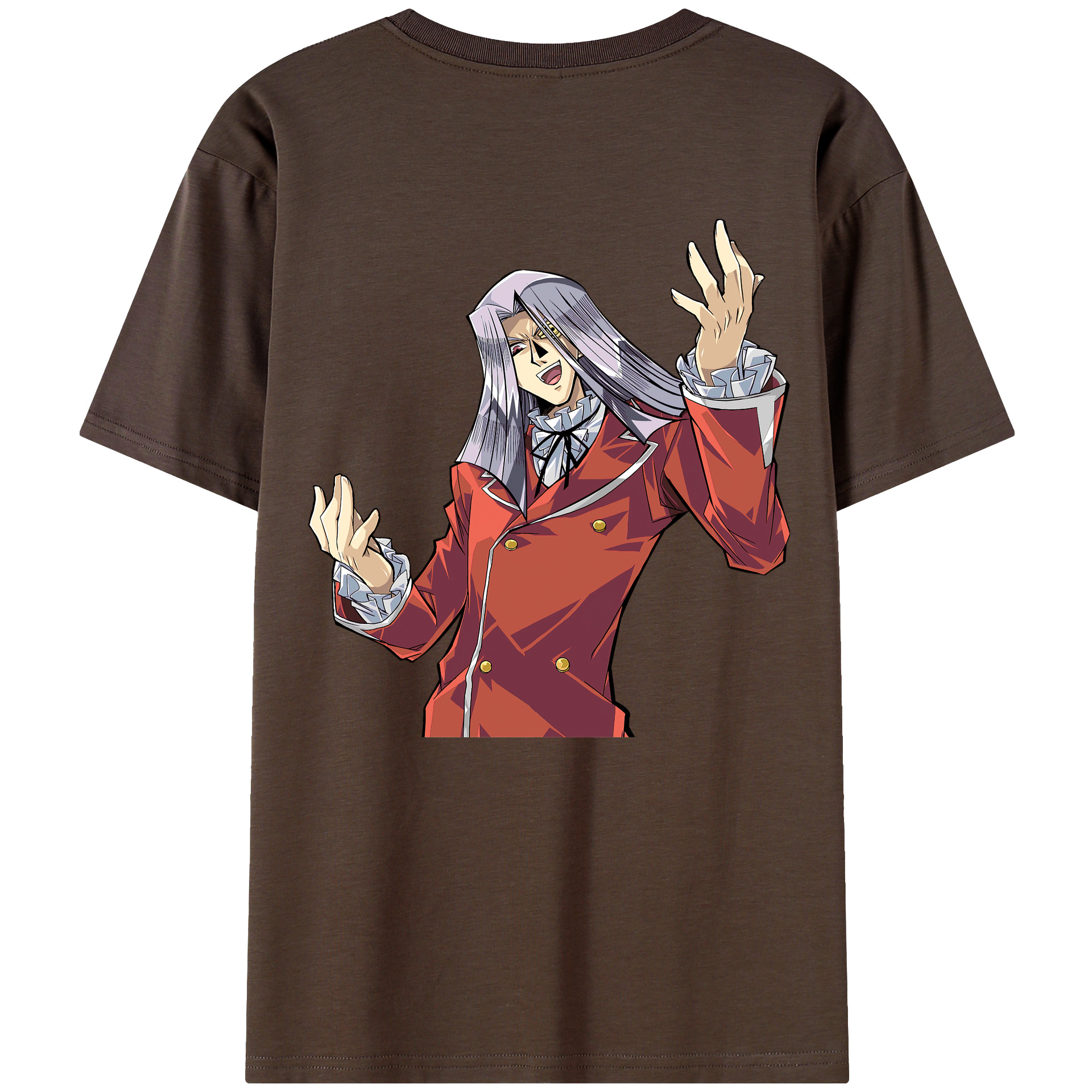 （画像用） 遊☆戯☆王 Yu-Gi-Oh! 綿100％半袖Tシャツ（背面プリント）