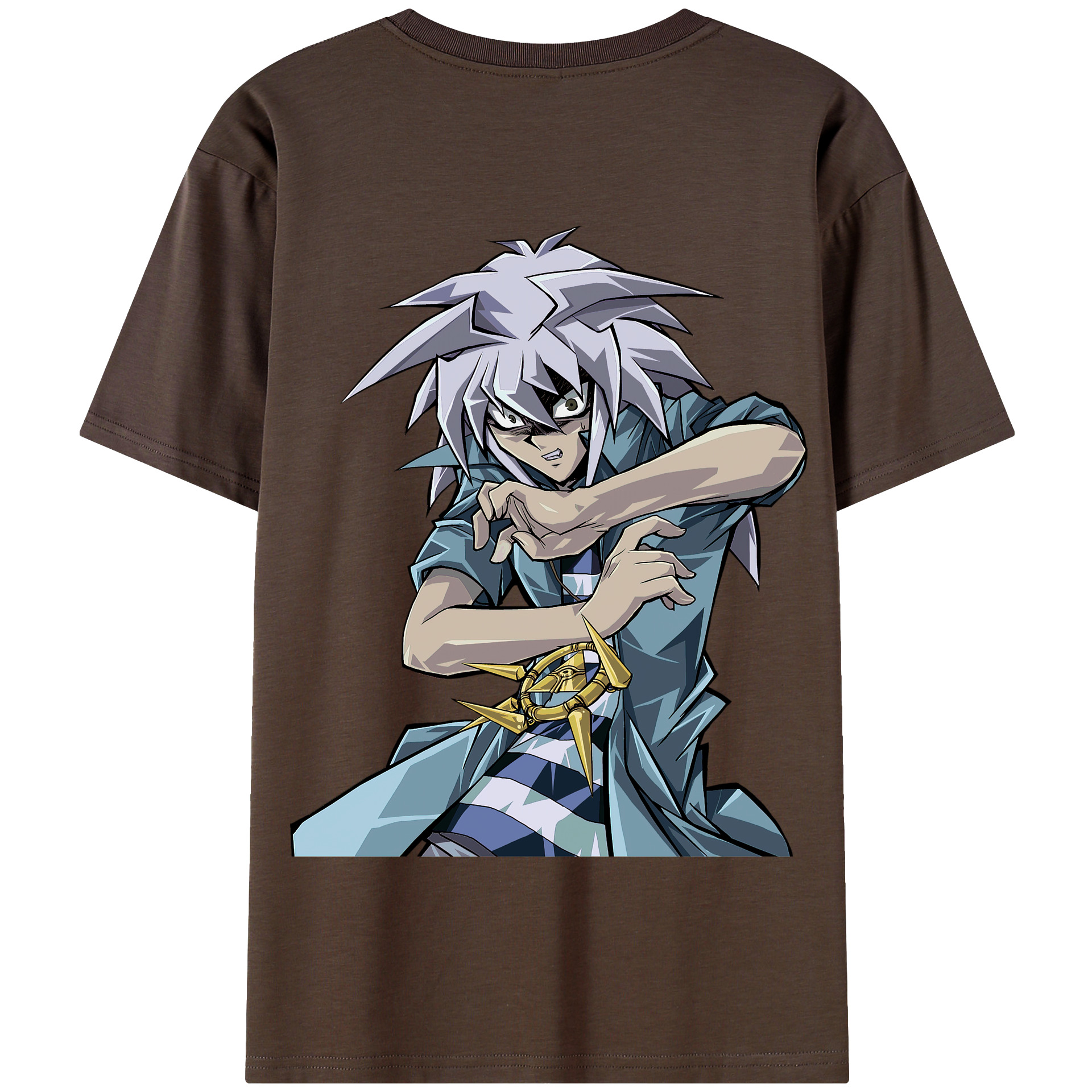 （画像用） 遊☆戯☆王 Yu-Gi-Oh! 綿100％半袖Tシャツ（背面プリント）