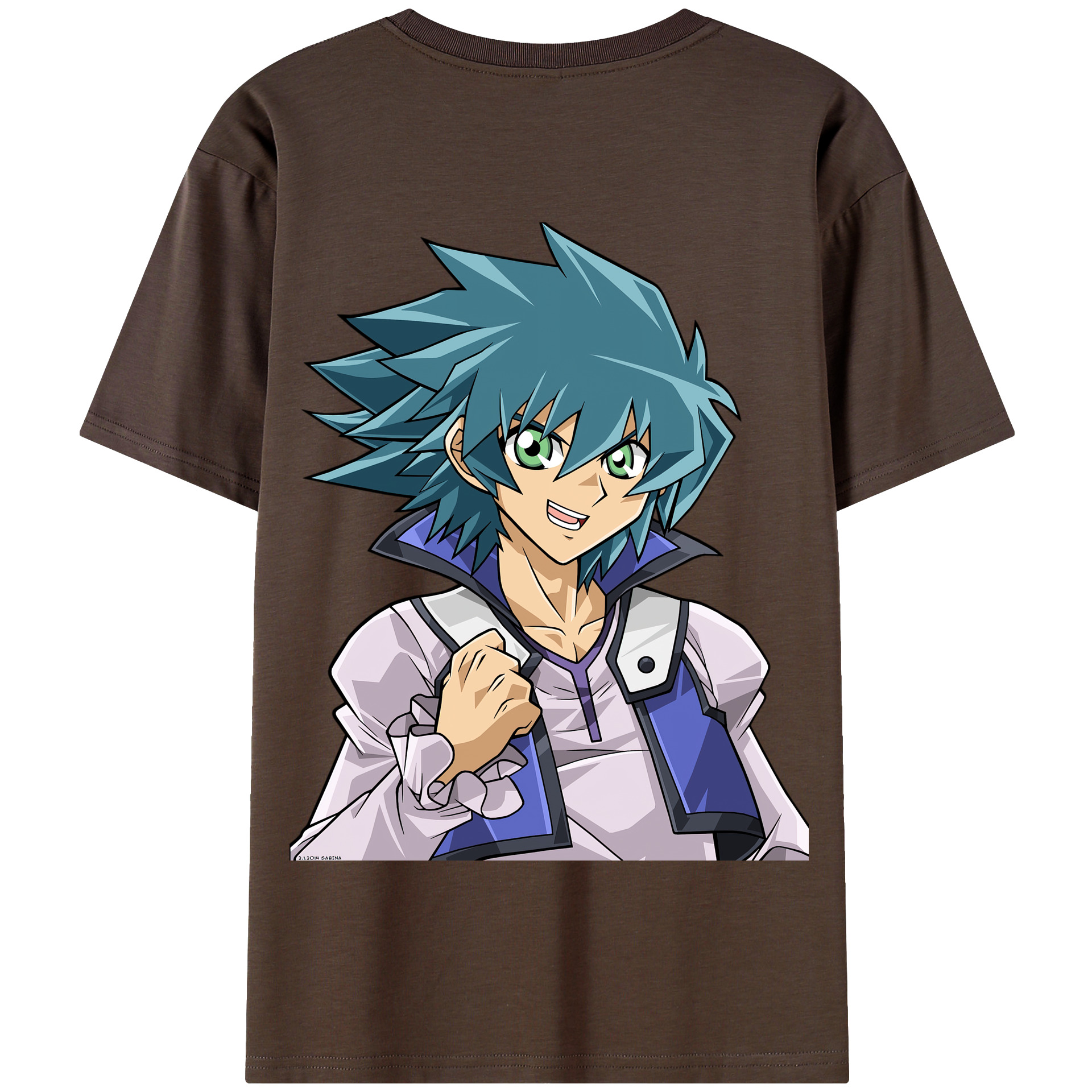 （画像用） 遊☆戯☆王 Yu-Gi-Oh! 綿100％半袖Tシャツ（背面プリント）