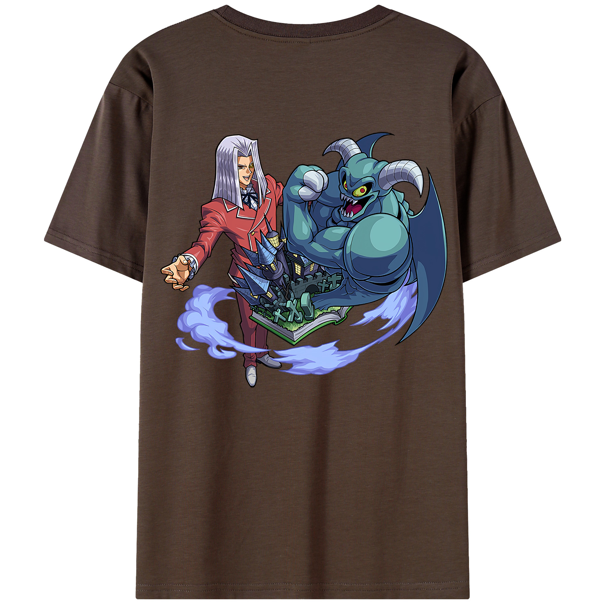 （画像用） 遊☆戯☆王 Yu-Gi-Oh! 綿100％半袖Tシャツ（背面プリント）
