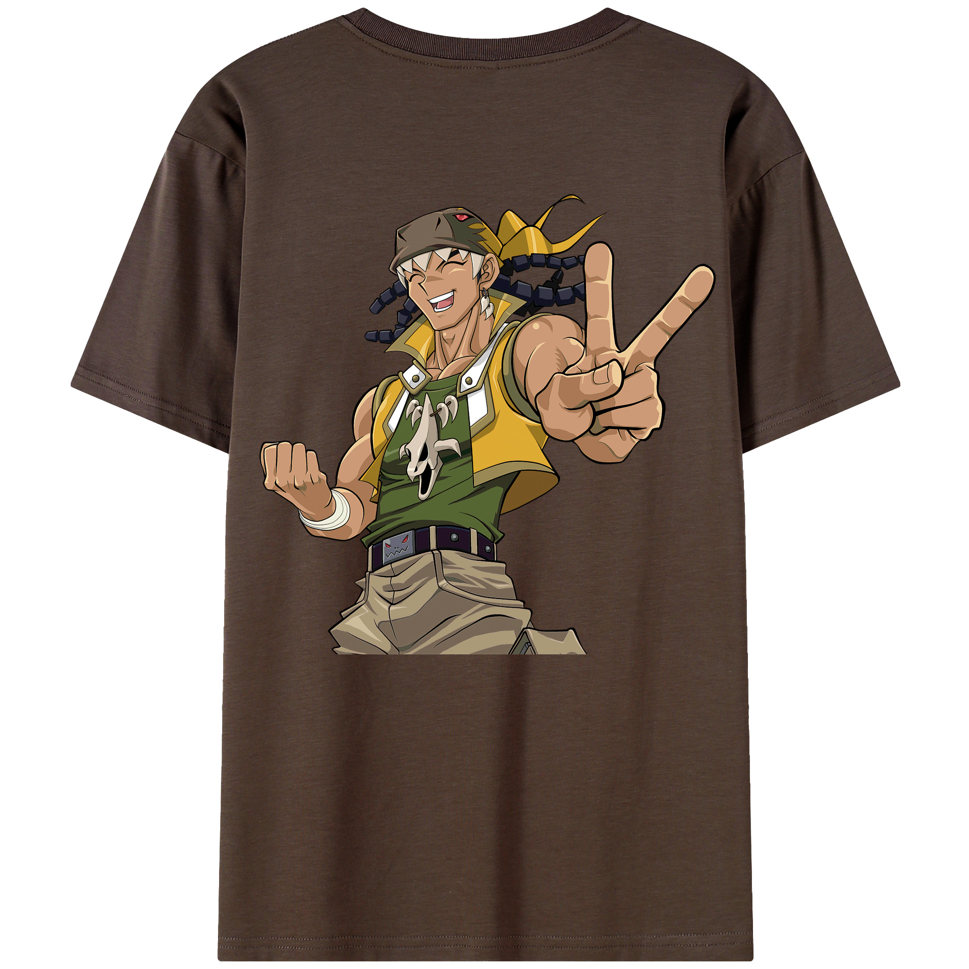 （画像用） 遊☆戯☆王 Yu-Gi-Oh! 綿100％半袖Tシャツ（背面プリント）