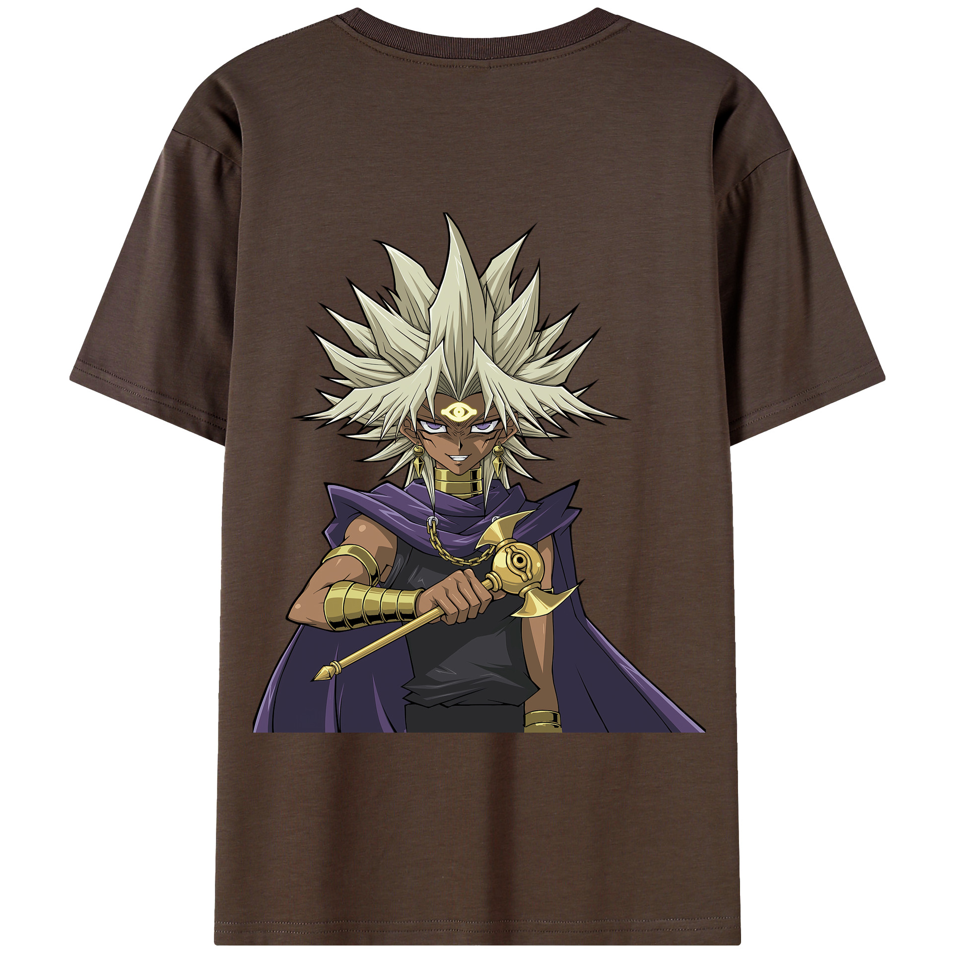 （画像用） 遊☆戯☆王 Yu-Gi-Oh! 綿100％半袖Tシャツ（背面プリント）