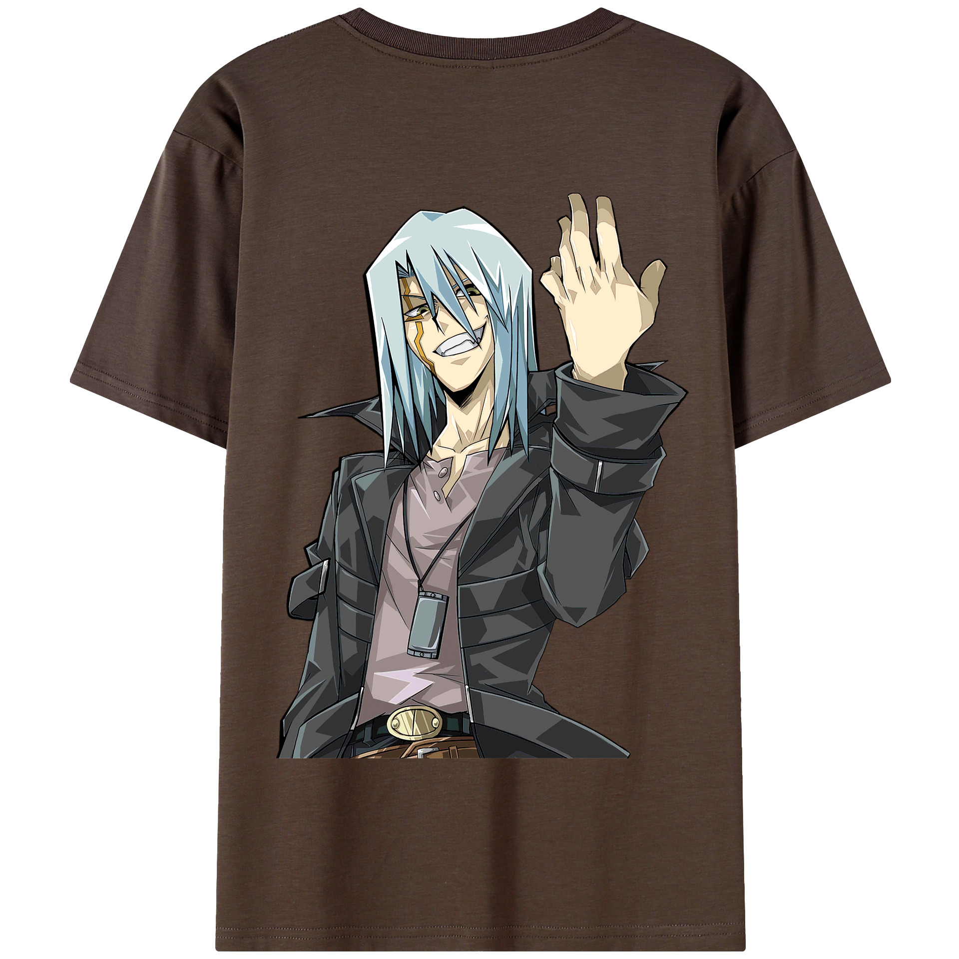 （画像用） 遊☆戯☆王 Yu-Gi-Oh! 綿100％半袖Tシャツ（背面プリント）
