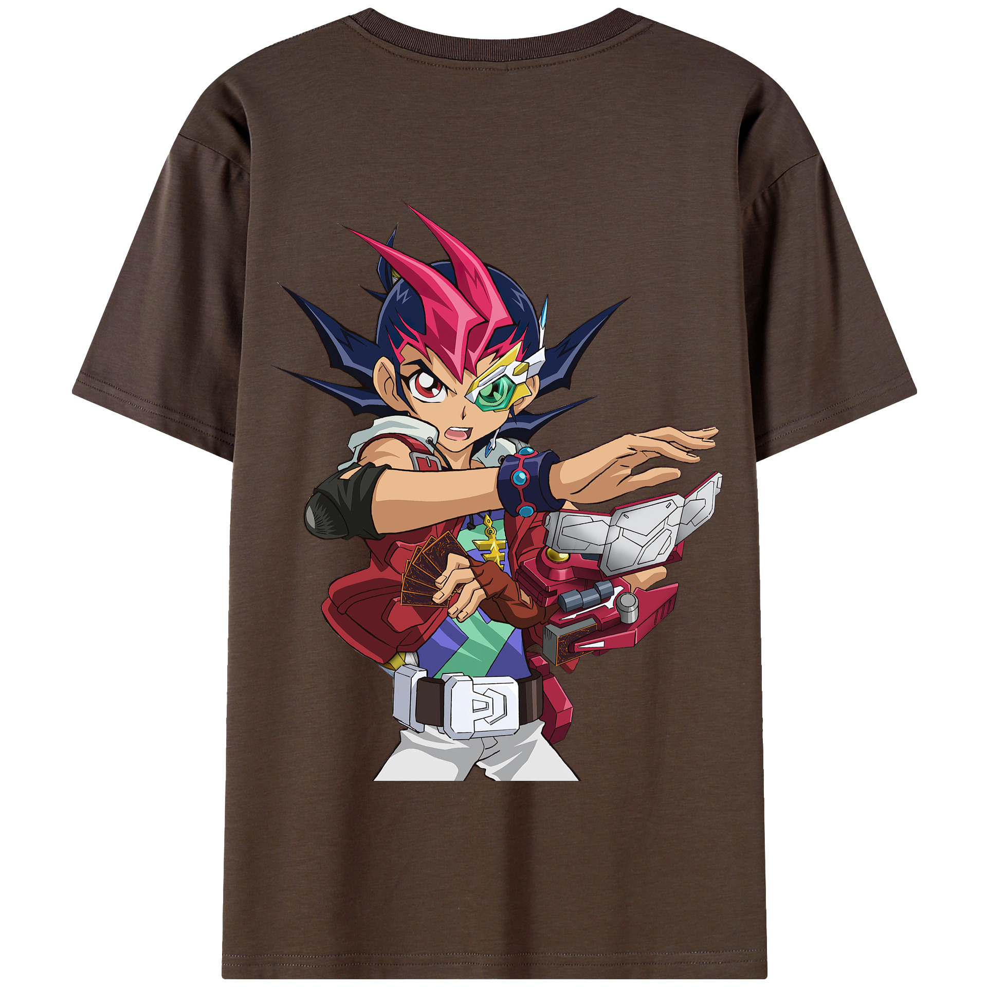 （画像用） 遊☆戯☆王 Yu-Gi-Oh! 綿100％半袖Tシャツ（背面プリント）