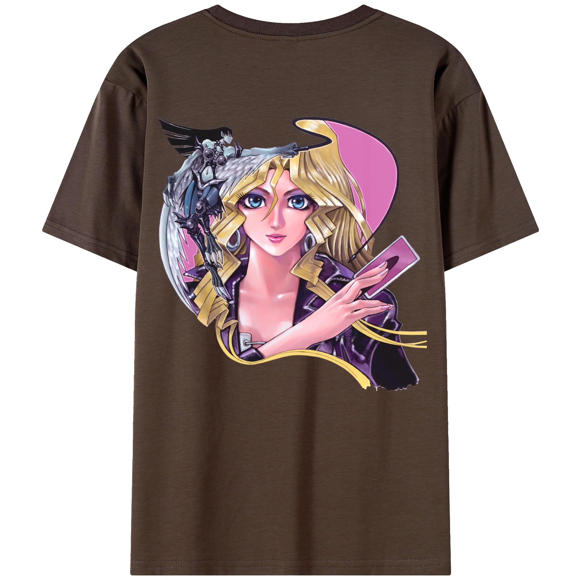 （画像用） 遊☆戯☆王 Yu-Gi-Oh! 綿100％半袖Tシャツ（背面プリント）