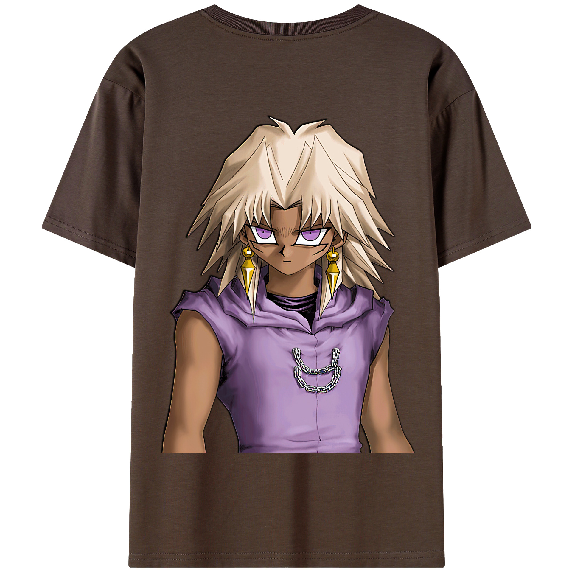 （画像用） 遊☆戯☆王 Yu-Gi-Oh! 綿100％半袖Tシャツ（背面プリント）