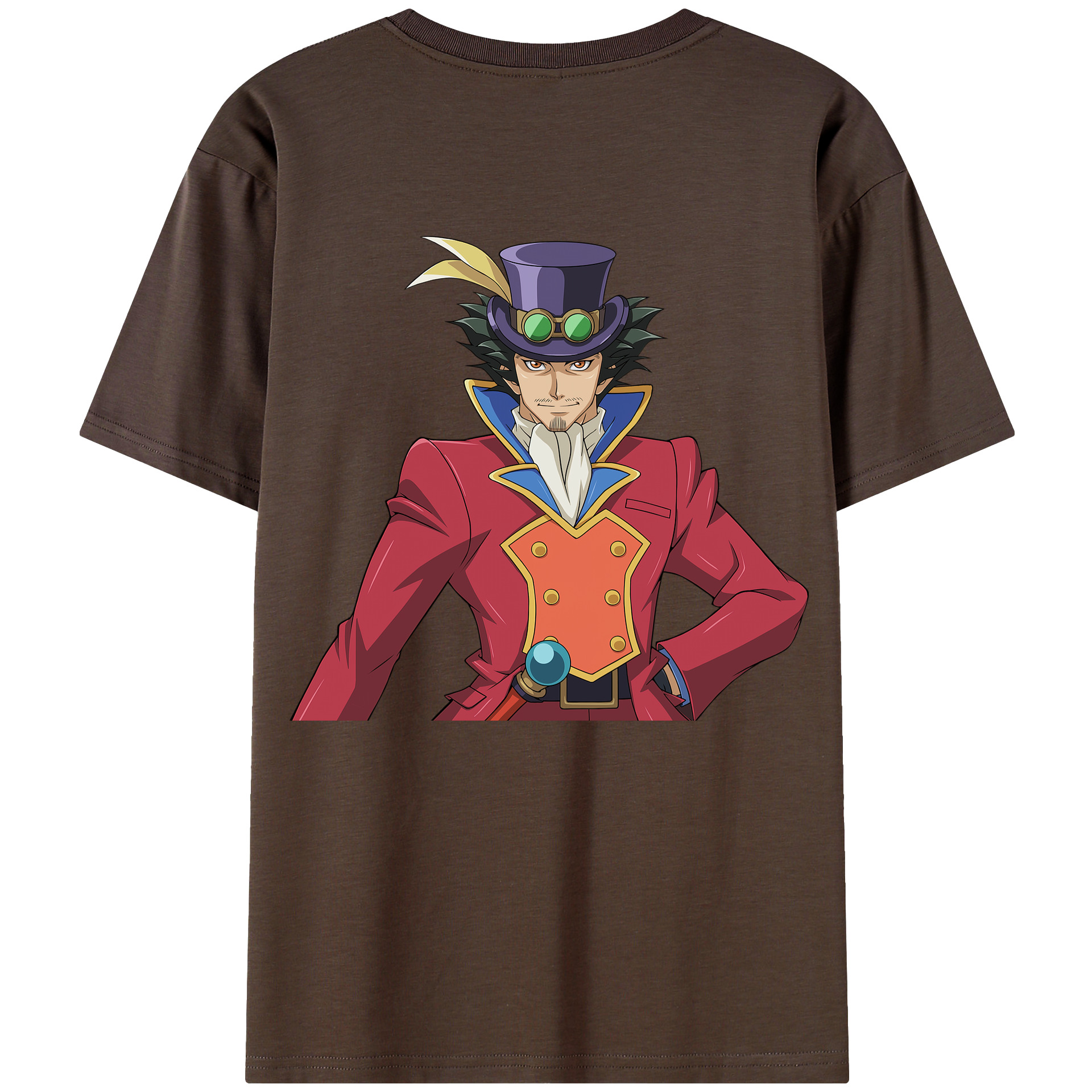 （画像用） 遊☆戯☆王 Yu-Gi-Oh! 綿100％半袖Tシャツ（背面プリント）