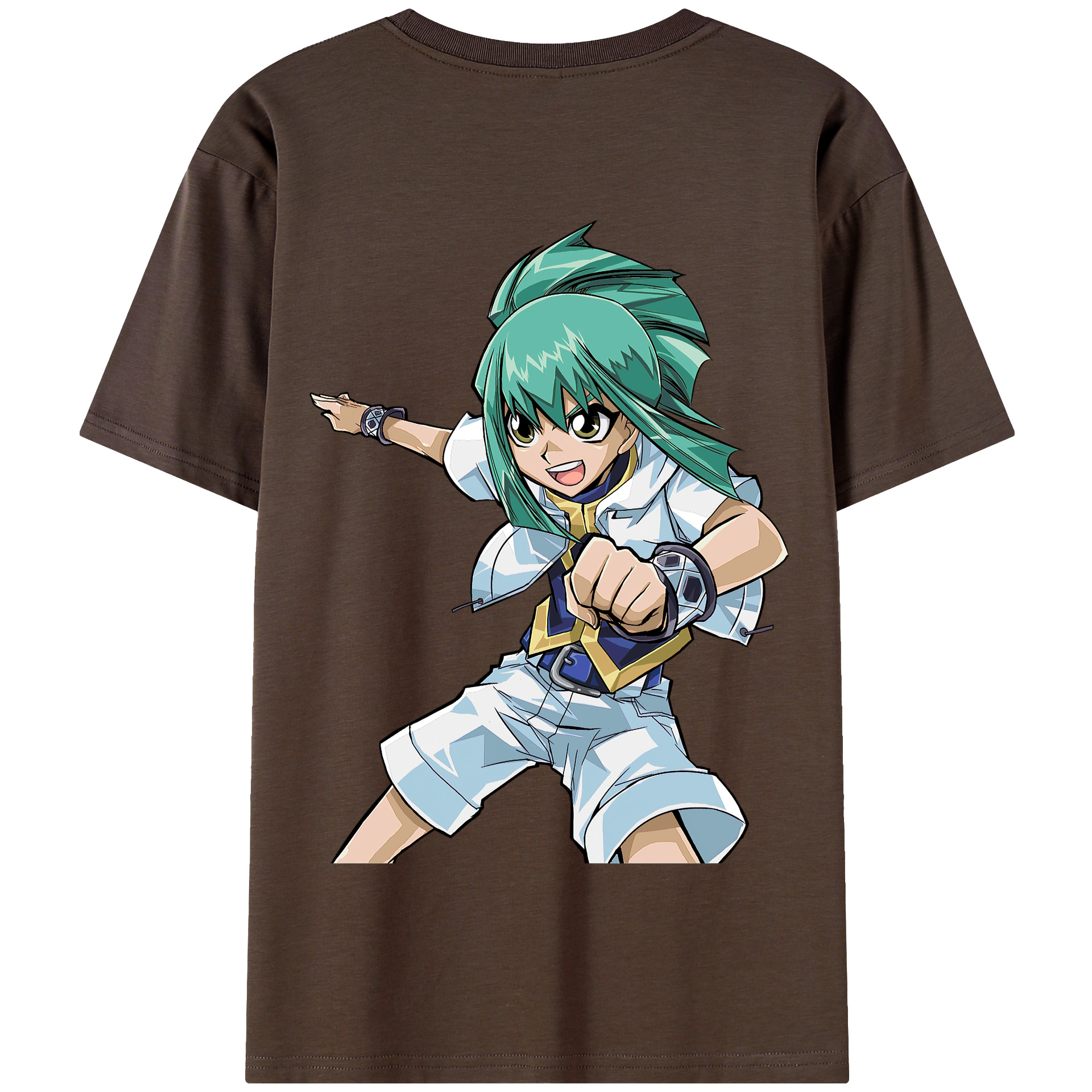 （画像用） 遊☆戯☆王 Yu-Gi-Oh! 綿100％半袖Tシャツ（背面プリント）