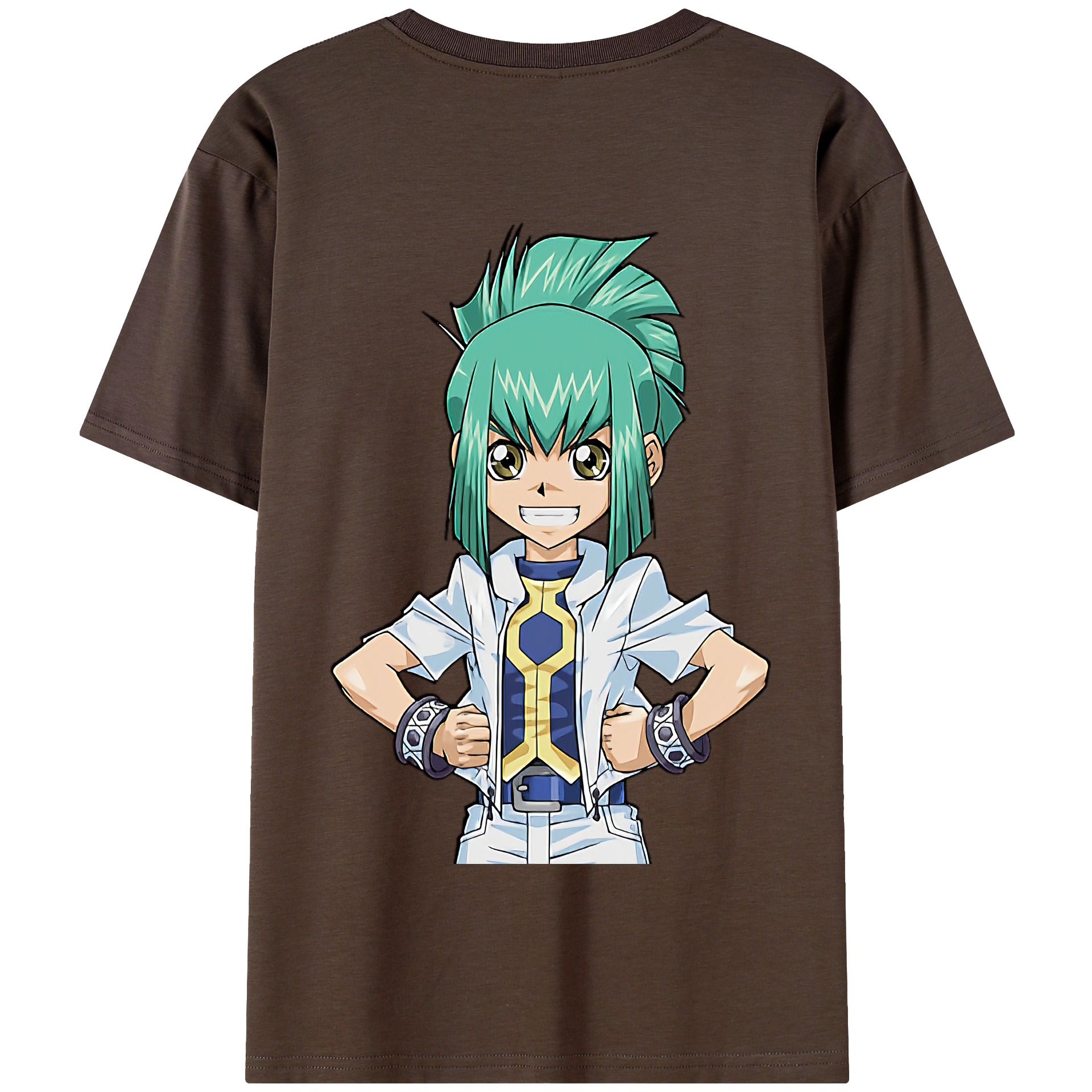 （画像用） 遊☆戯☆王 Yu-Gi-Oh! 綿100％半袖Tシャツ（背面プリント）