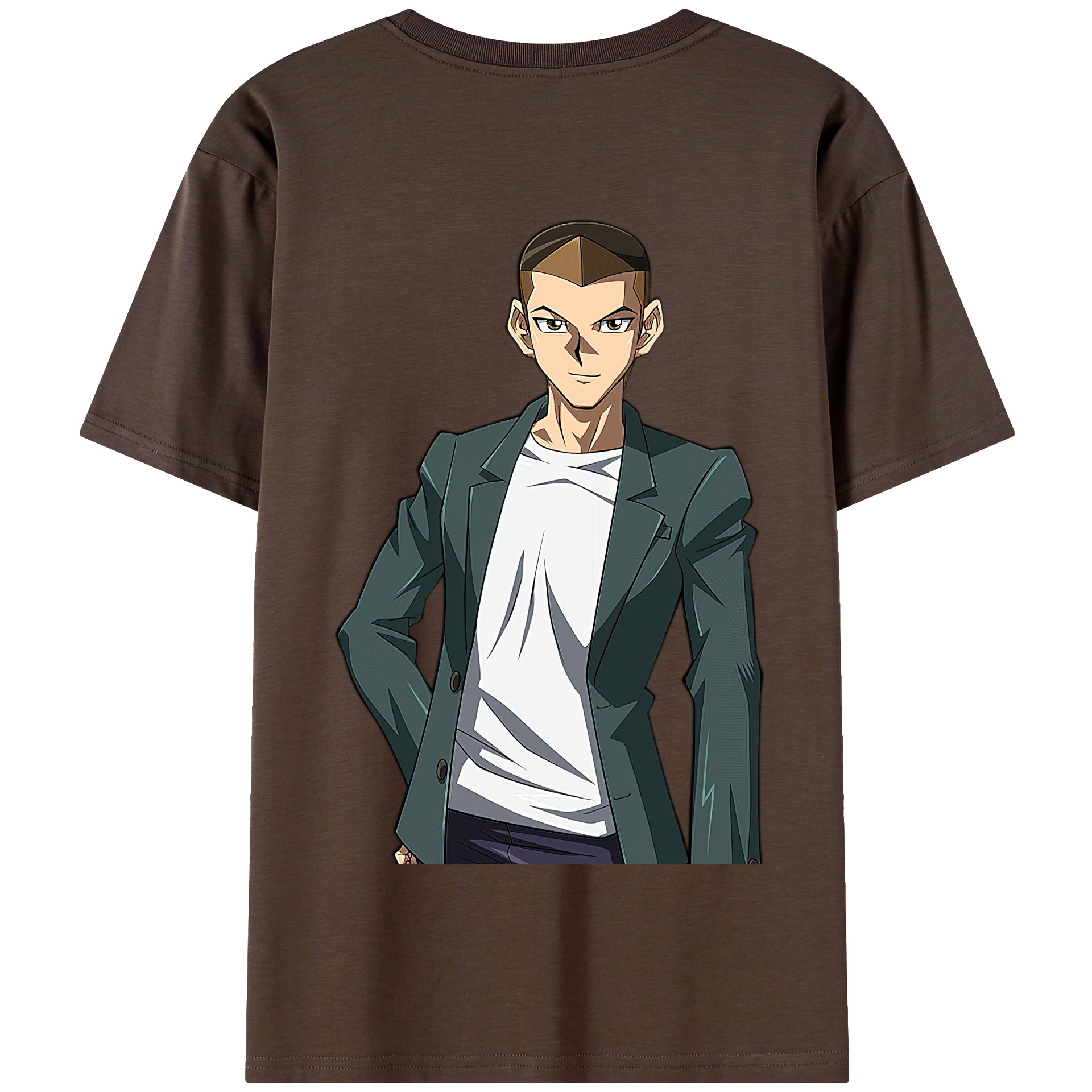 （画像用） 遊☆戯☆王 Yu-Gi-Oh! 綿100％半袖Tシャツ（背面プリント）