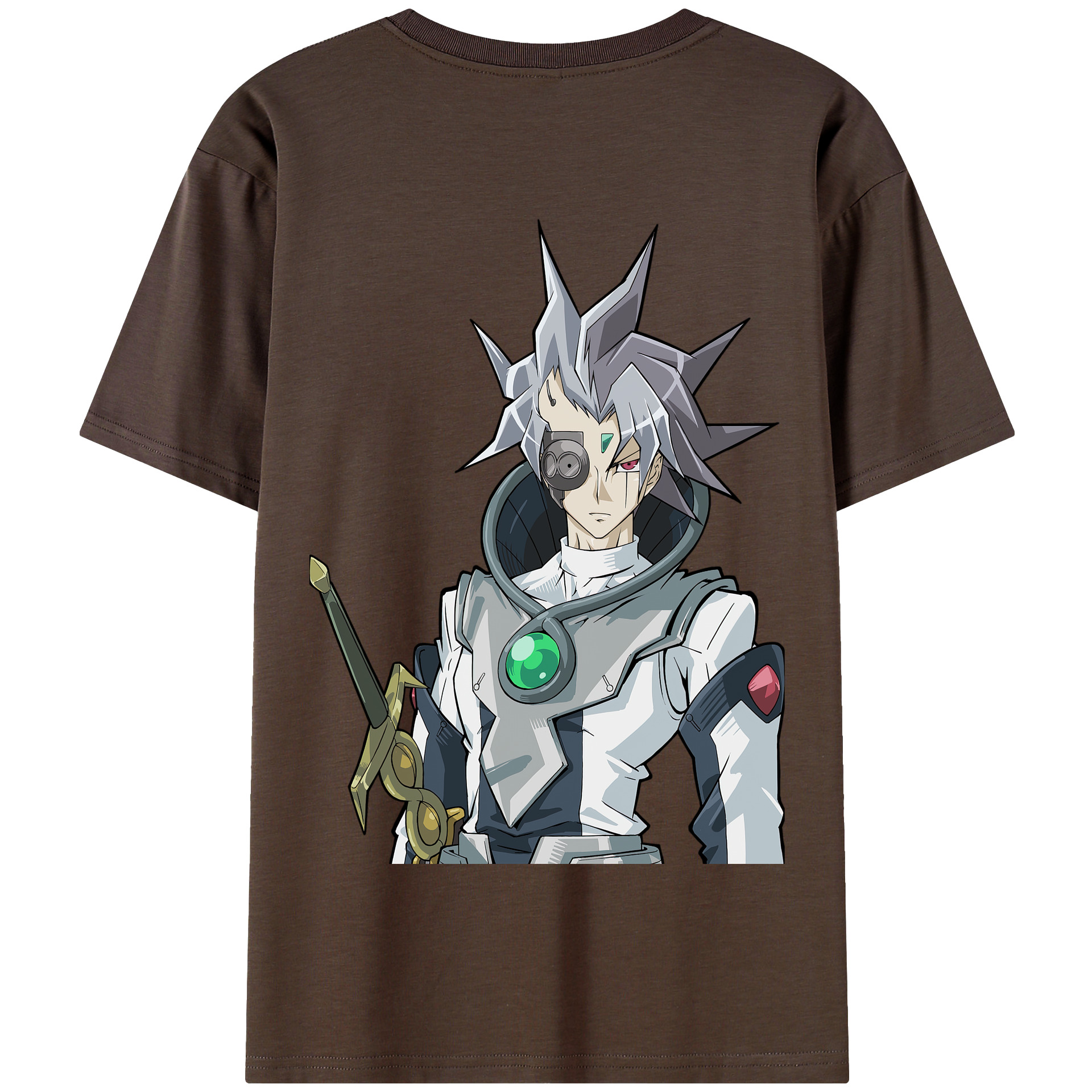 （画像用） 遊☆戯☆王 Yu-Gi-Oh! 綿100％半袖Tシャツ（背面プリント）