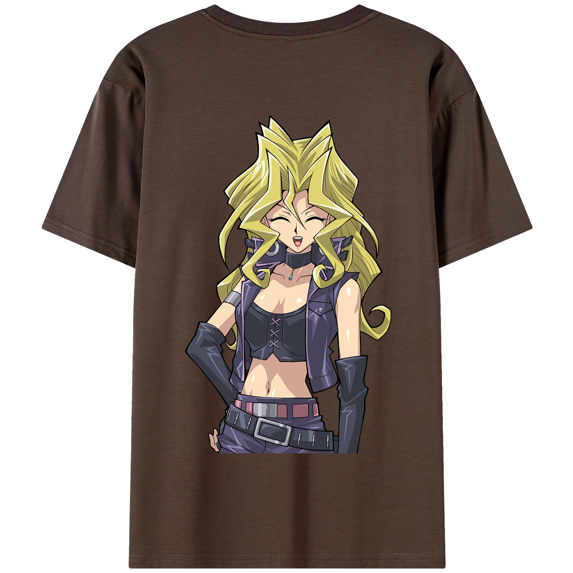（画像用） 遊☆戯☆王 Yu-Gi-Oh! 綿100％半袖Tシャツ（背面プリント）