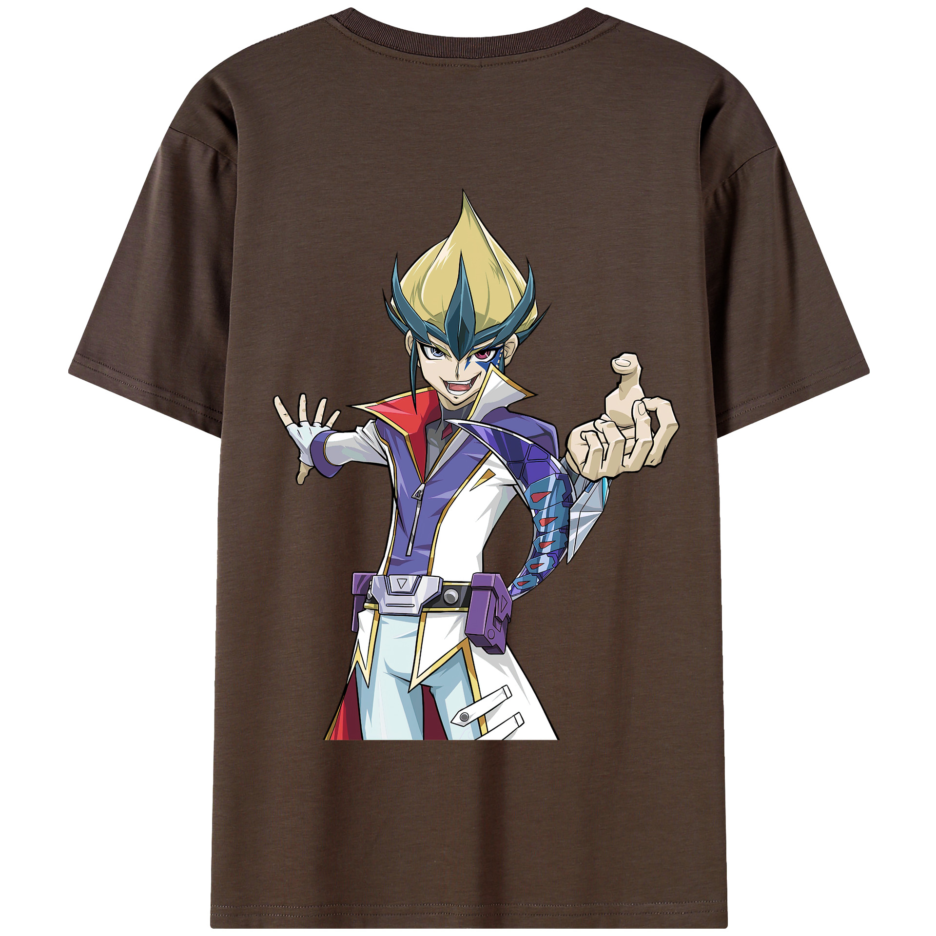 （画像用） 遊☆戯☆王 Yu-Gi-Oh! 綿100％半袖Tシャツ（背面プリント）