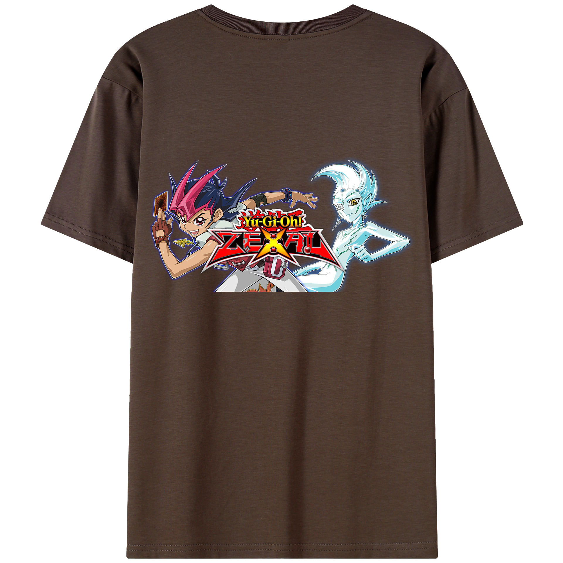 （画像用） 遊☆戯☆王 Yu-Gi-Oh! 綿100％半袖Tシャツ（背面プリント）