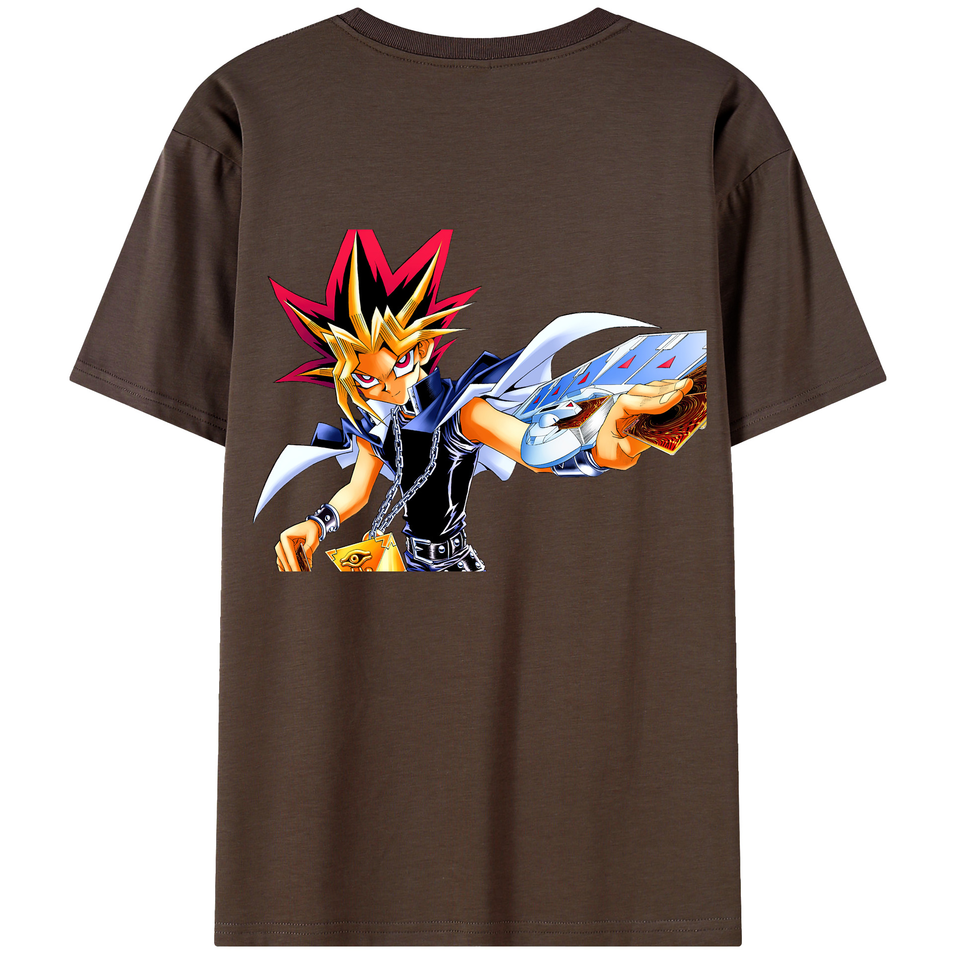 （画像用） 遊☆戯☆王 Yu-Gi-Oh! 綿100％半袖Tシャツ（背面プリント）
