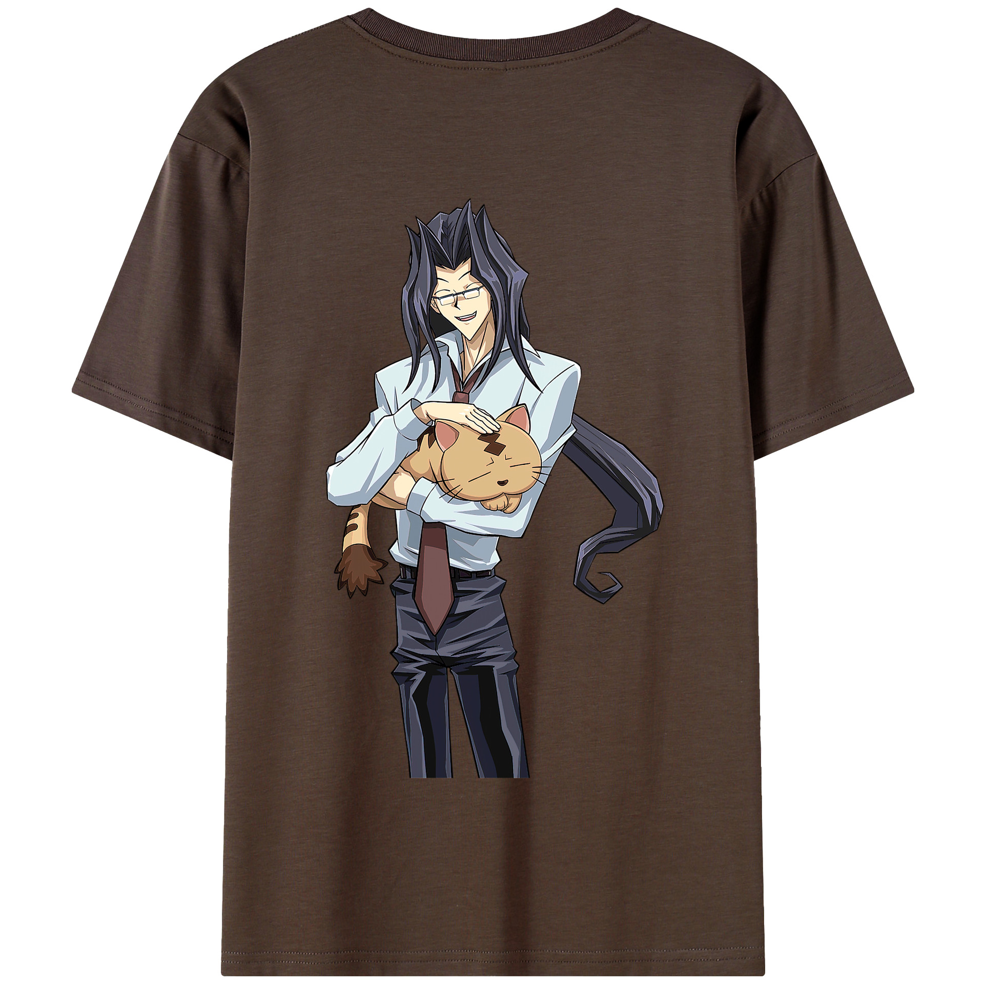 （画像用） 遊☆戯☆王 Yu-Gi-Oh! 綿100％半袖Tシャツ（背面プリント）